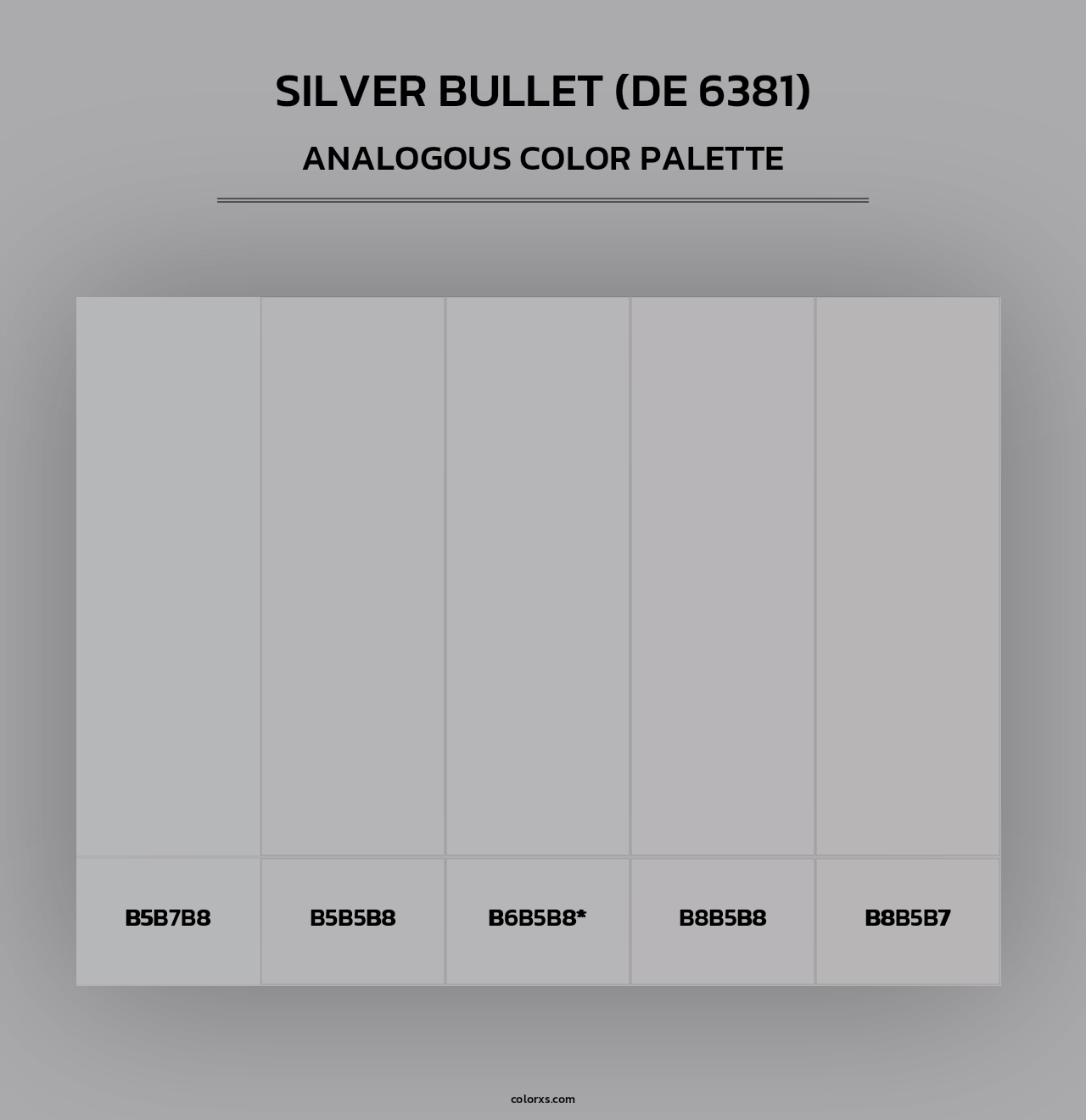 Silver Bullet (DE 6381) - Analogous Color Palette