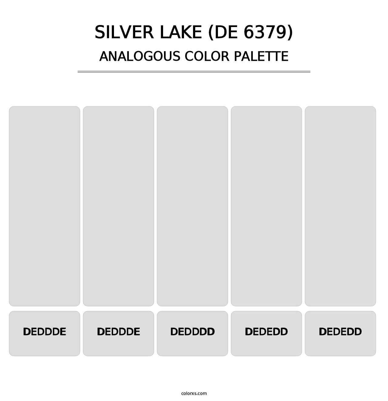 Silver Lake (DE 6379) - Analogous Color Palette