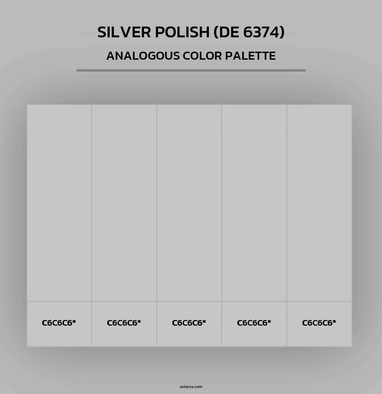 Silver Polish (DE 6374) - Analogous Color Palette