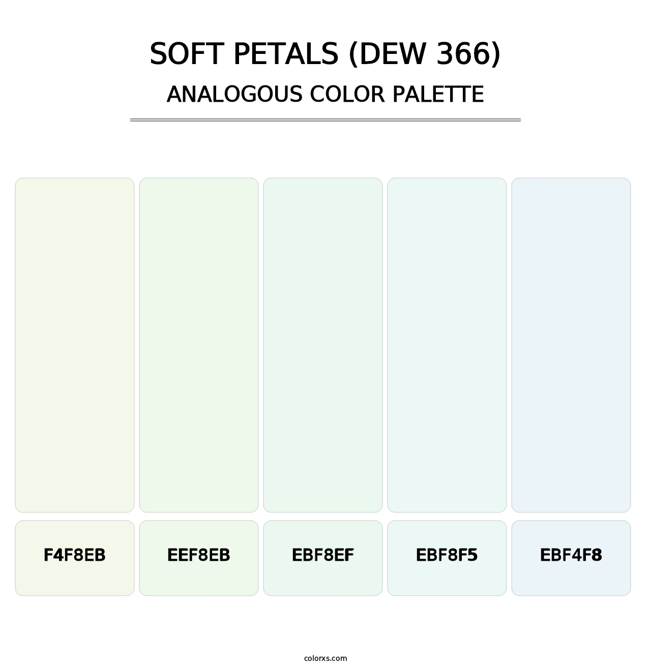 Soft Petals (DEW 366) - Analogous Color Palette