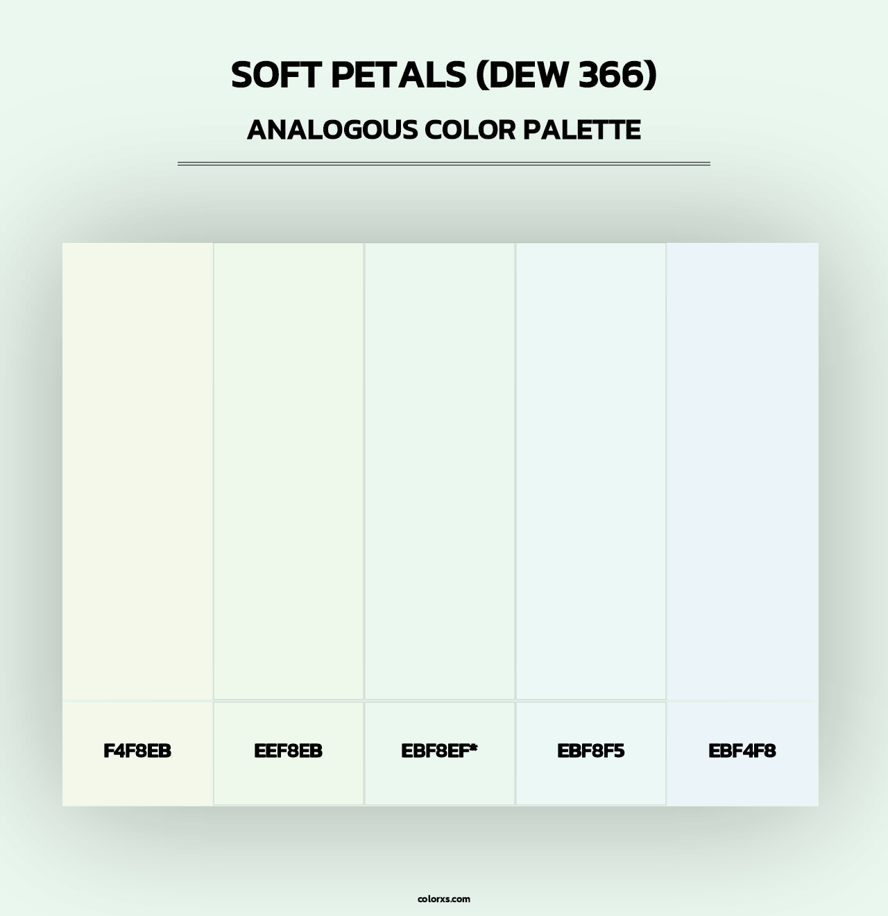 Soft Petals (DEW 366) - Analogous Color Palette