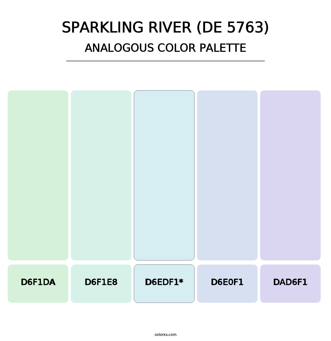 Sparkling River (DE 5763) - Analogous Color Palette