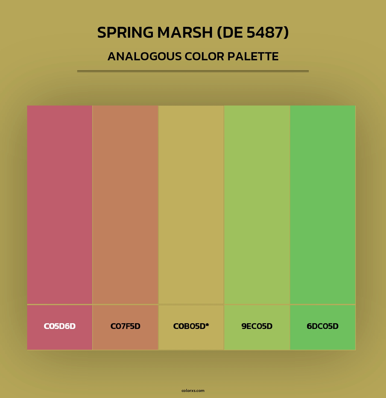 Spring Marsh (DE 5487) - Analogous Color Palette