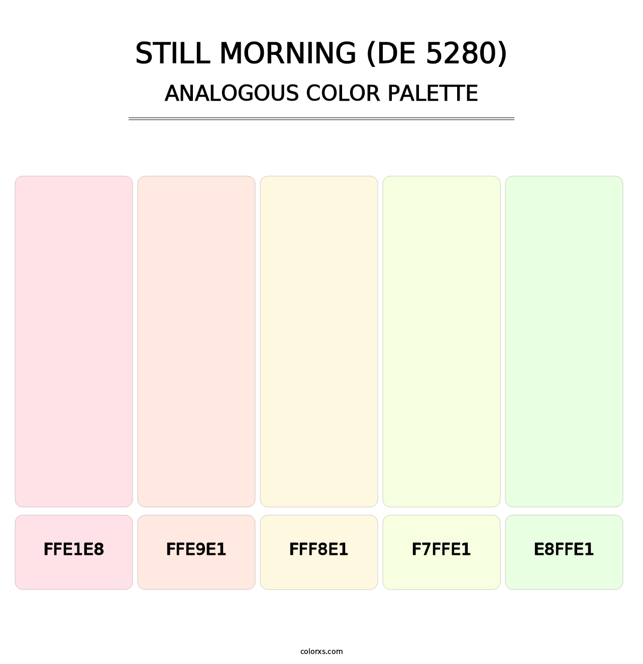 Still Morning (DE 5280) - Analogous Color Palette
