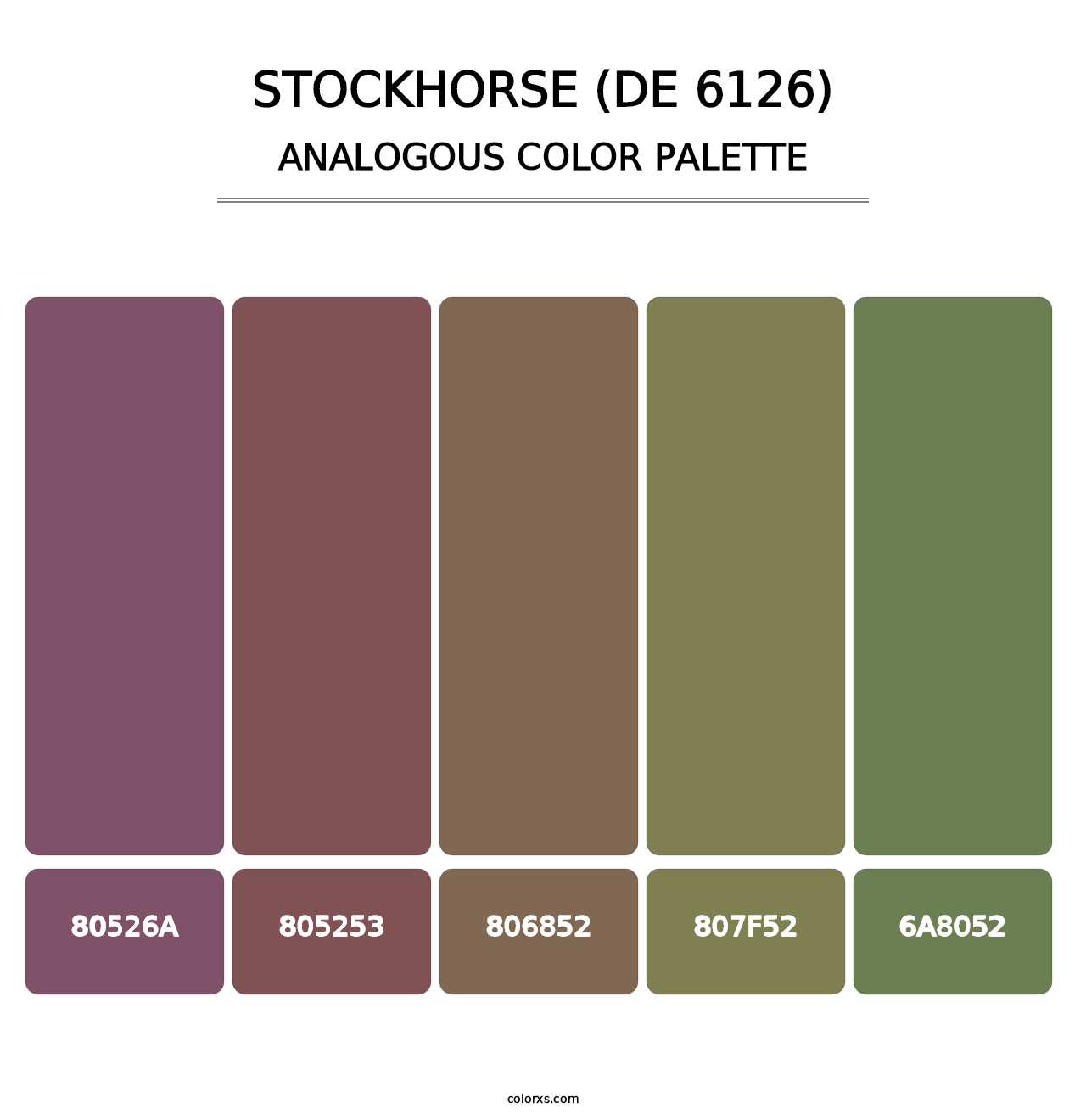 Stockhorse (DE 6126) - Analogous Color Palette