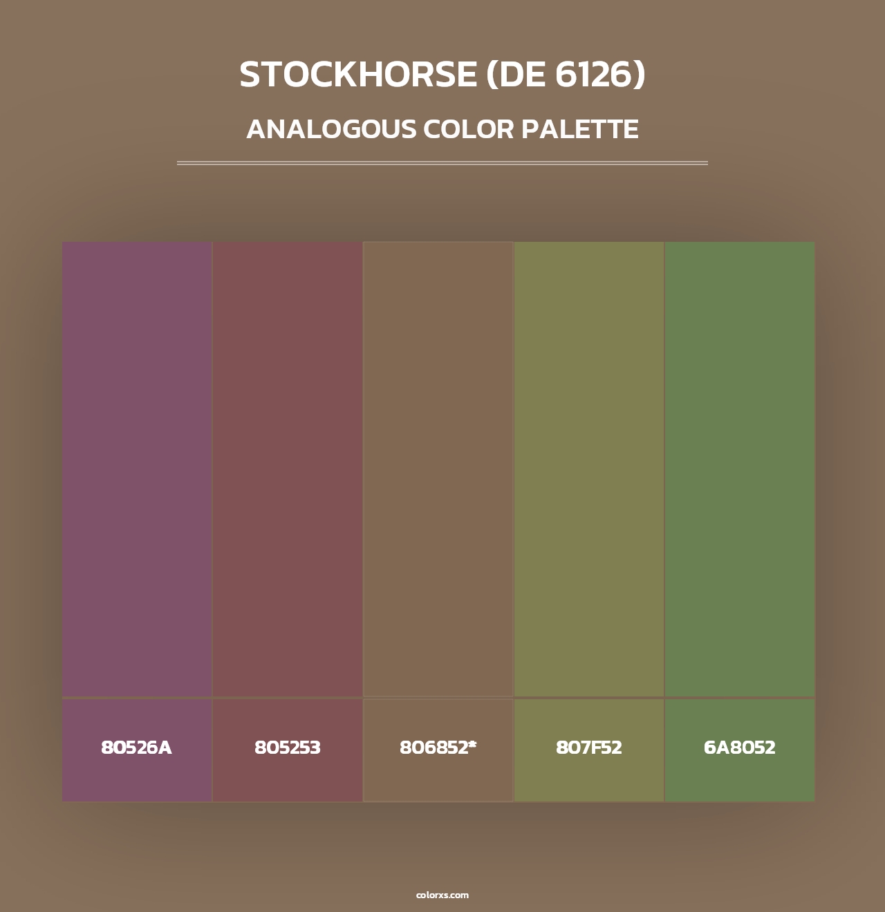 Stockhorse (DE 6126) - Analogous Color Palette