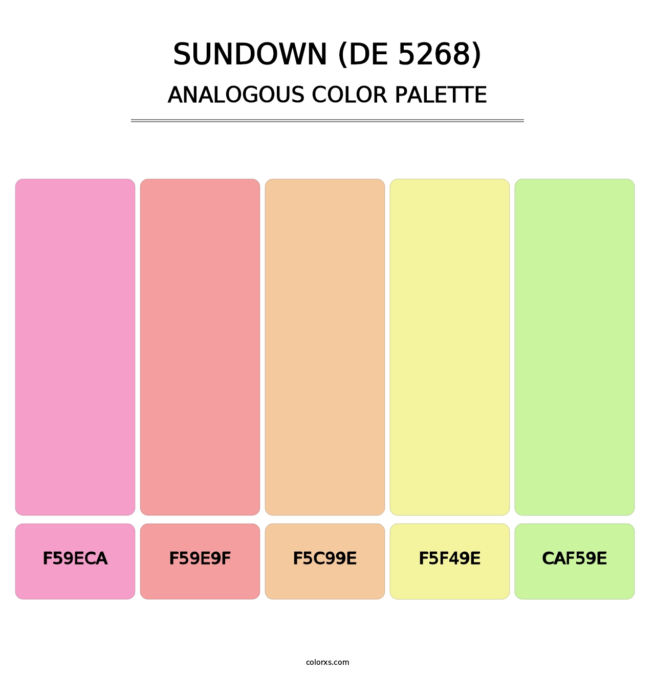 Sundown (DE 5268) - Analogous Color Palette