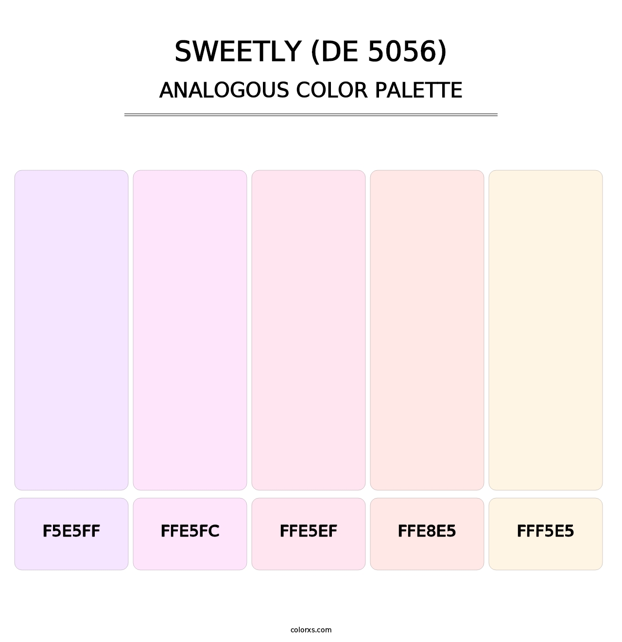 Sweetly (DE 5056) - Analogous Color Palette