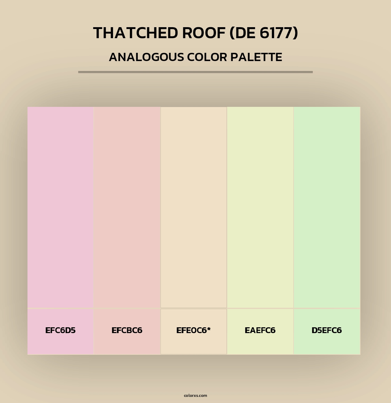 Thatched Roof (DE 6177) - Analogous Color Palette