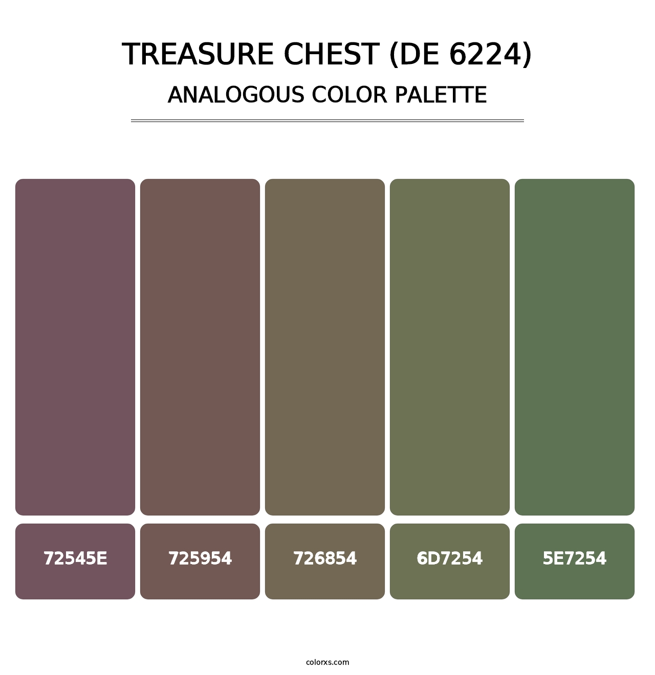 Treasure Chest (DE 6224) - Analogous Color Palette