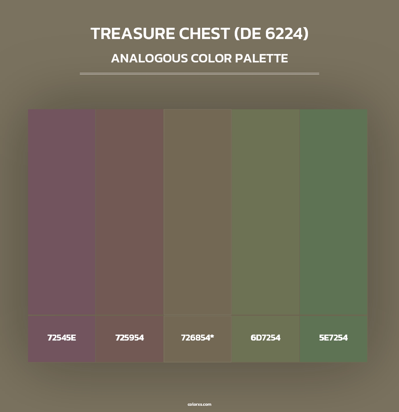 Treasure Chest (DE 6224) - Analogous Color Palette