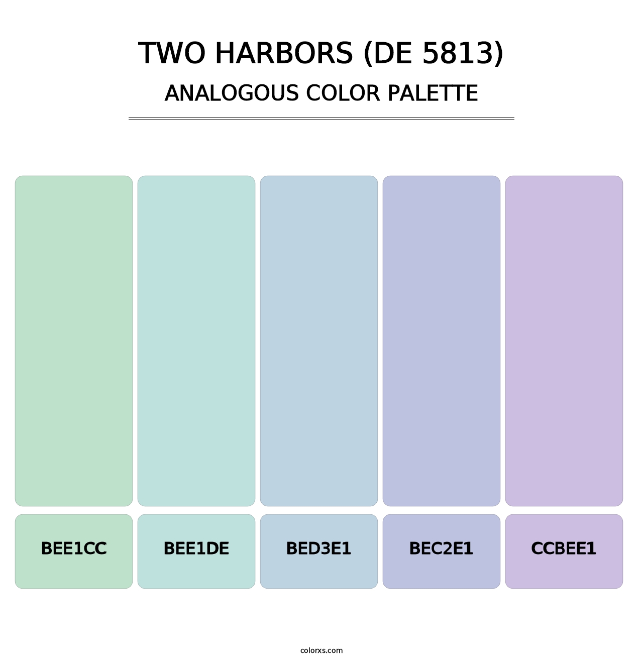 Two Harbors (DE 5813) - Analogous Color Palette