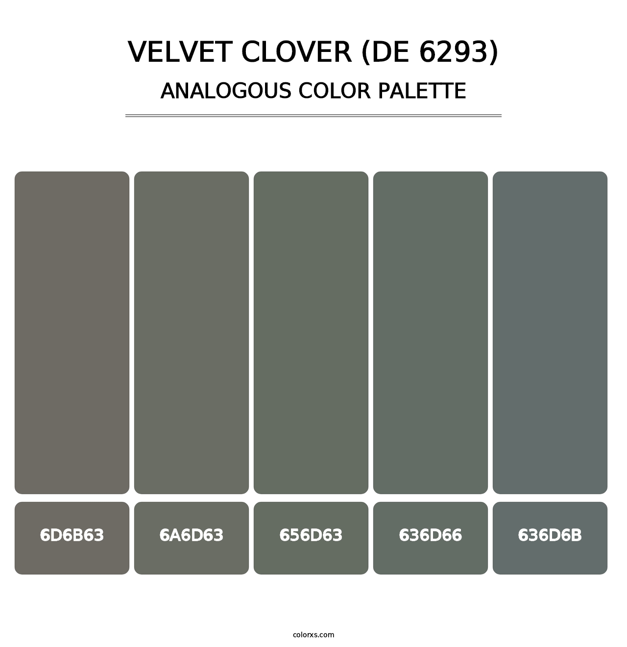 Velvet Clover (DE 6293) - Analogous Color Palette