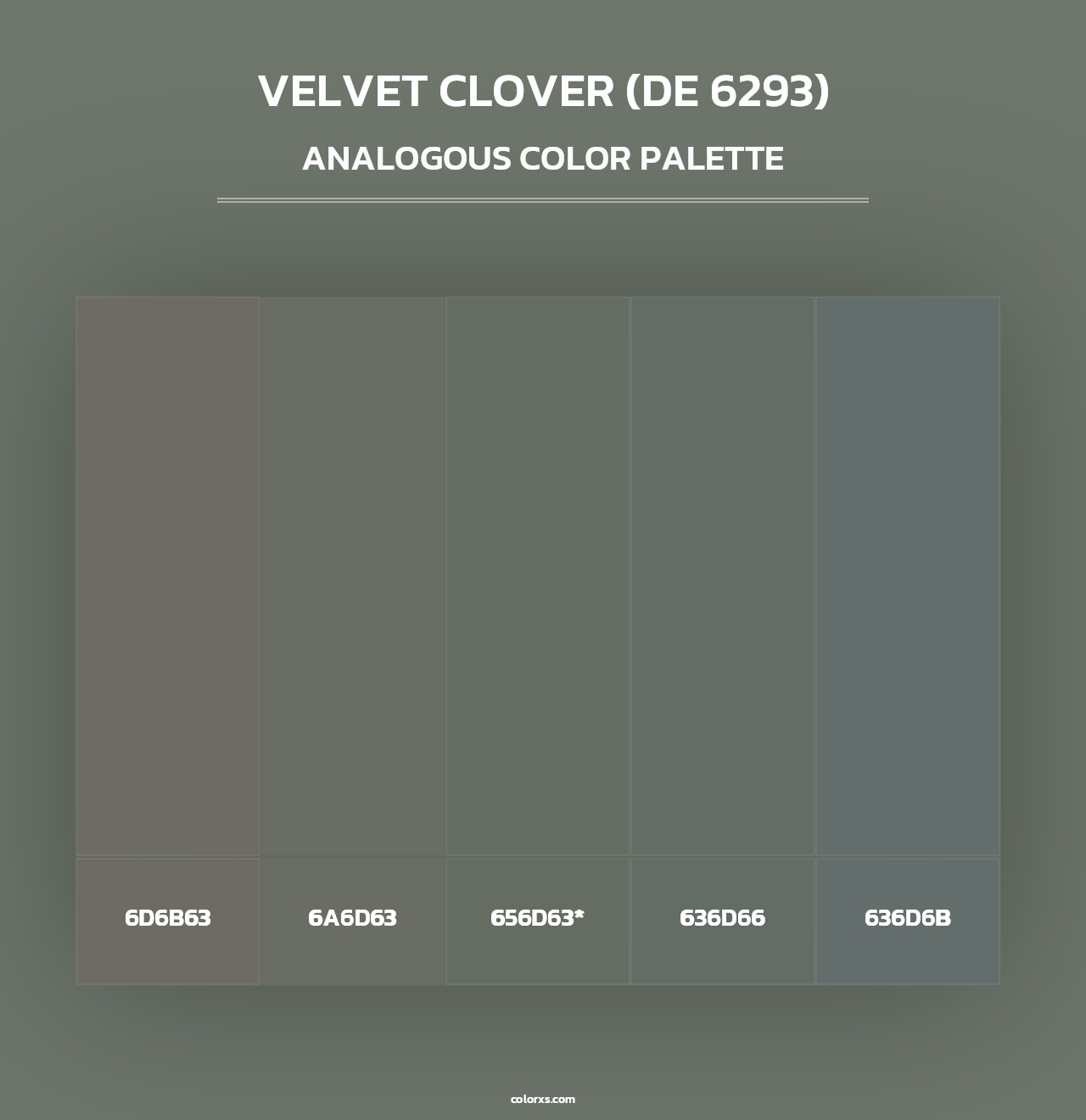 Velvet Clover (DE 6293) - Analogous Color Palette