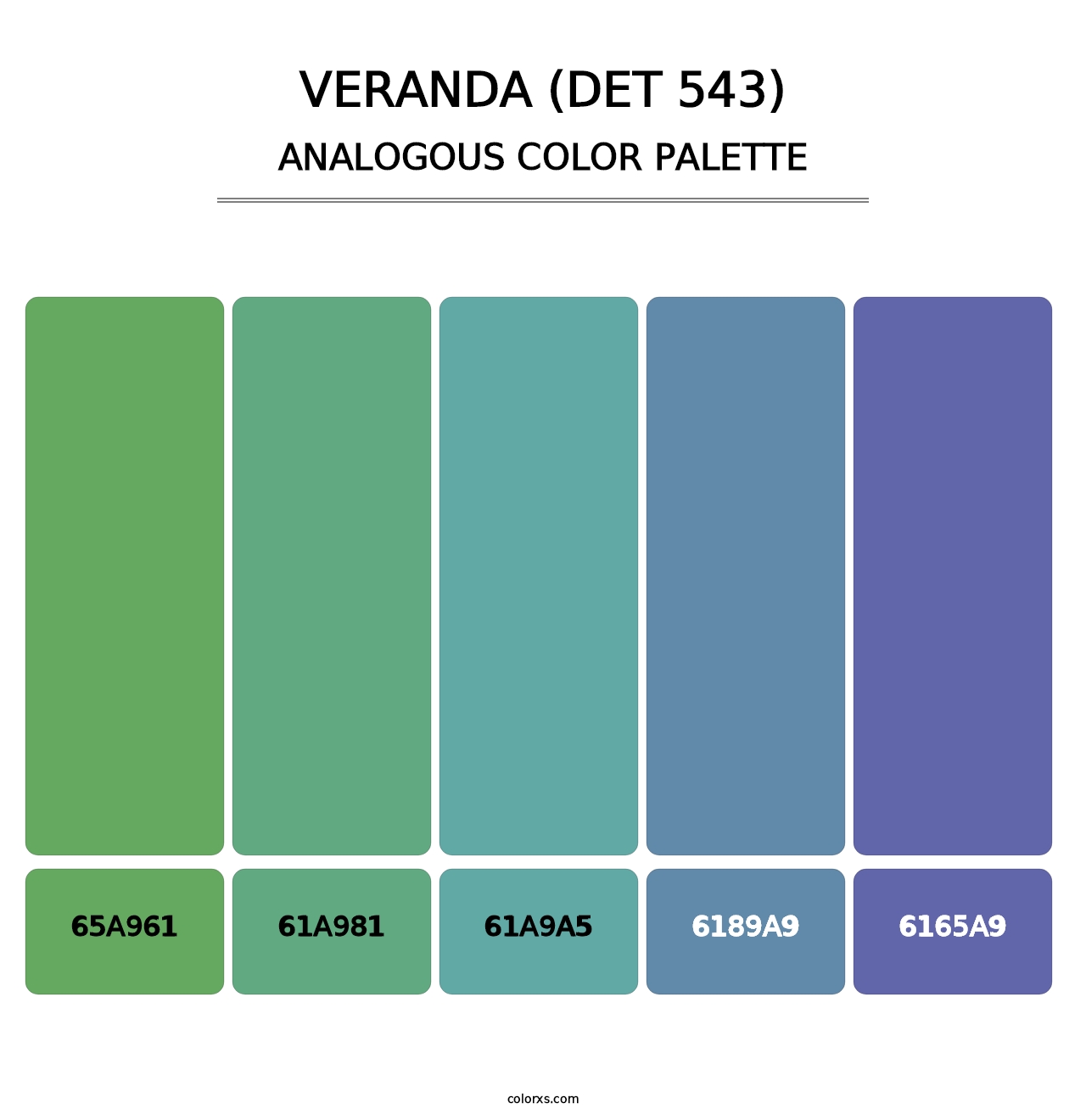 Veranda (DET 543) - Analogous Color Palette