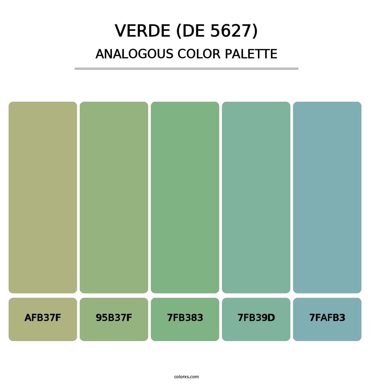 Verde (DE 5627) - Analogous Color Palette