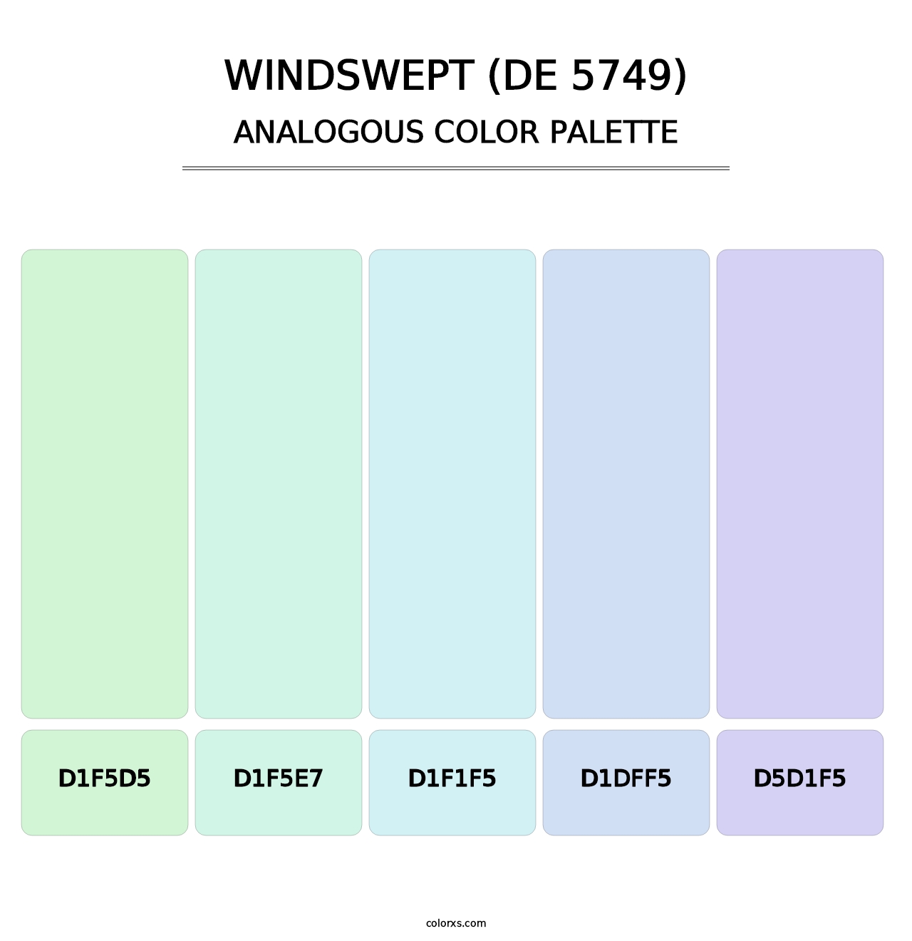 Windswept (DE 5749) - Analogous Color Palette