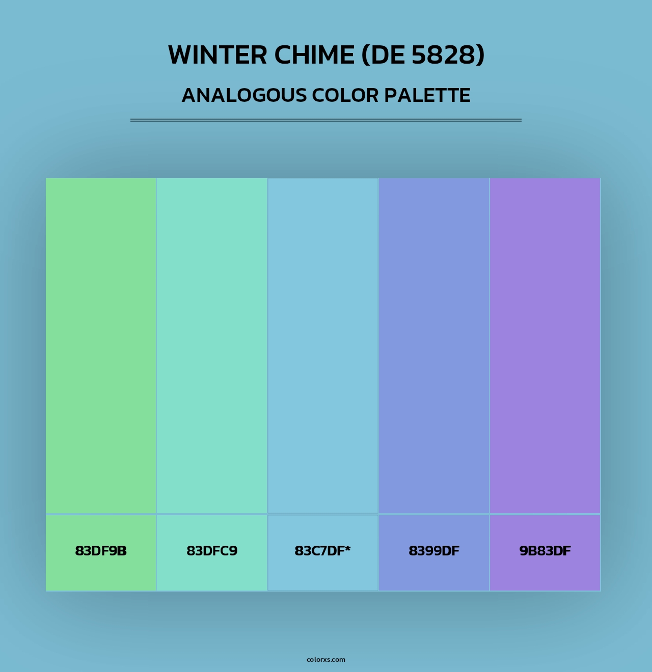 Winter Chime (DE 5828) - Analogous Color Palette