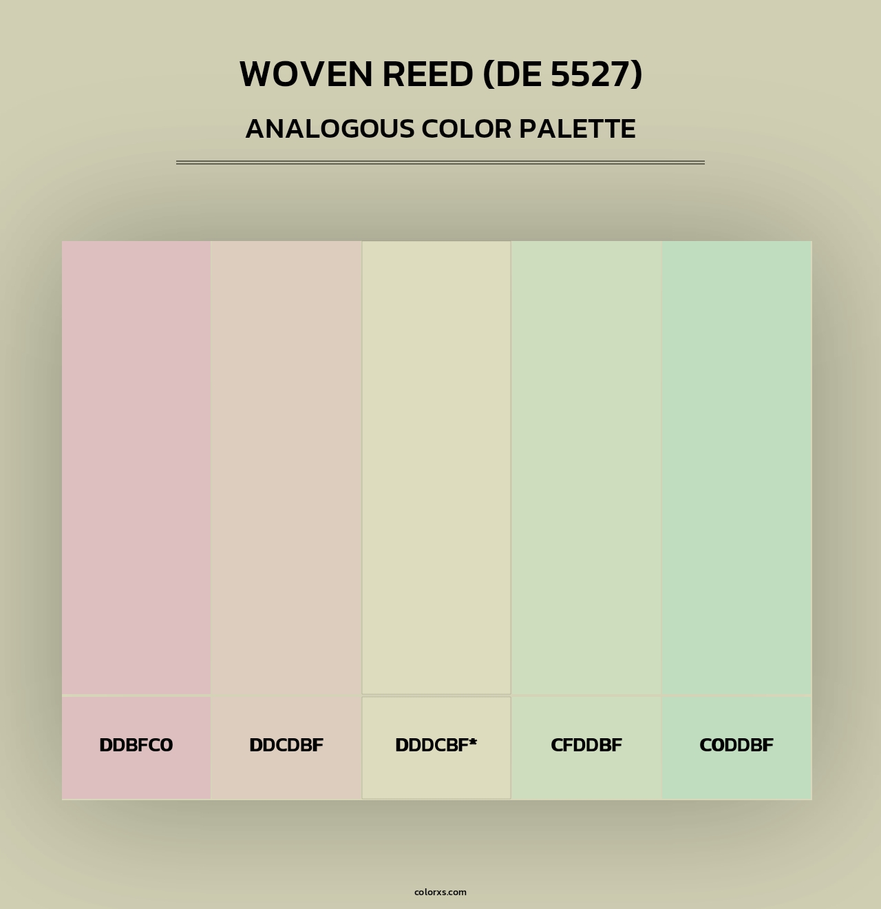 Woven Reed (DE 5527) - Analogous Color Palette