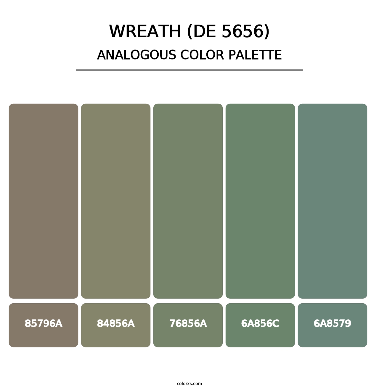 Wreath (DE 5656) - Analogous Color Palette