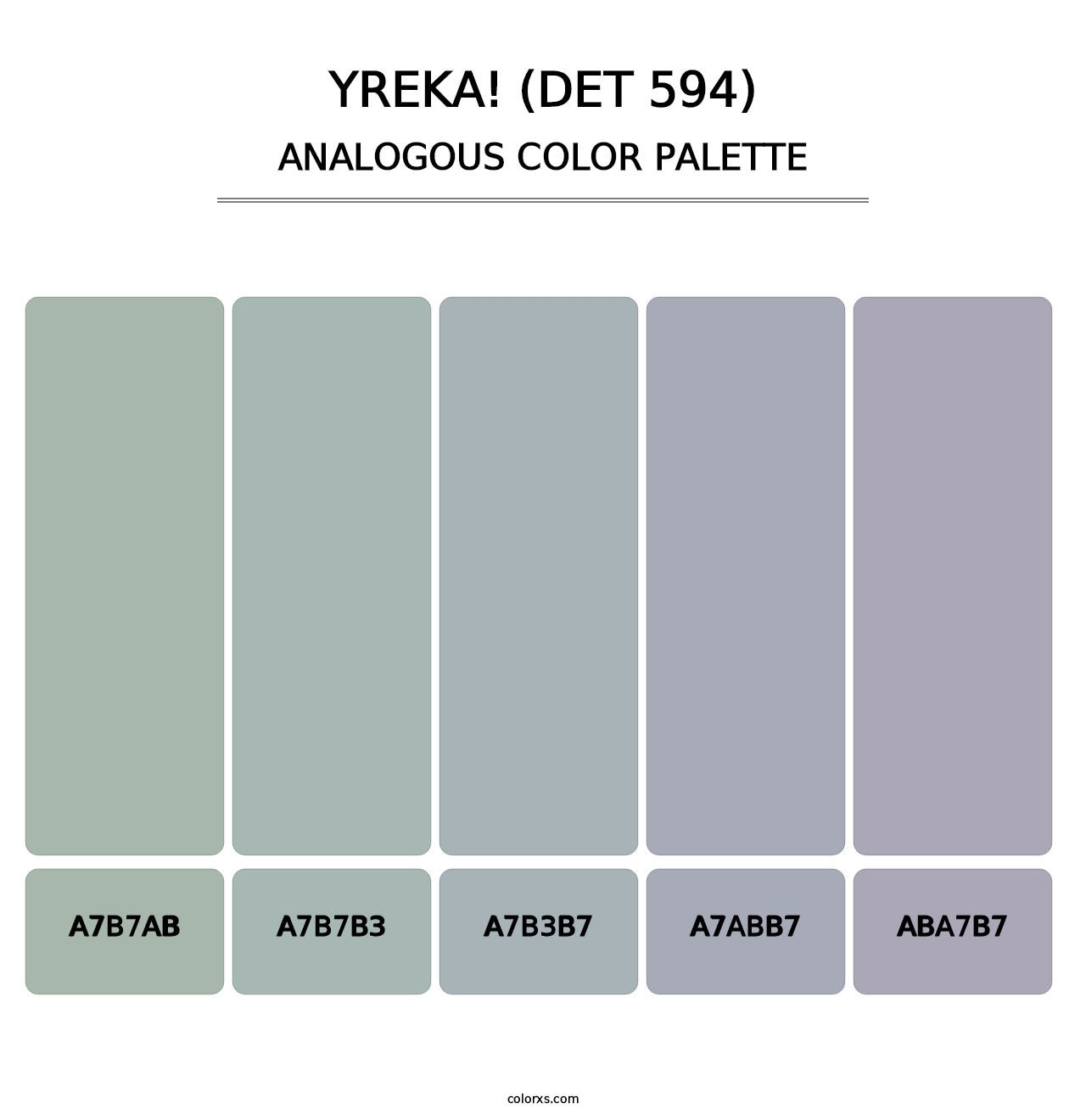 Yreka! (DET 594) - Analogous Color Palette