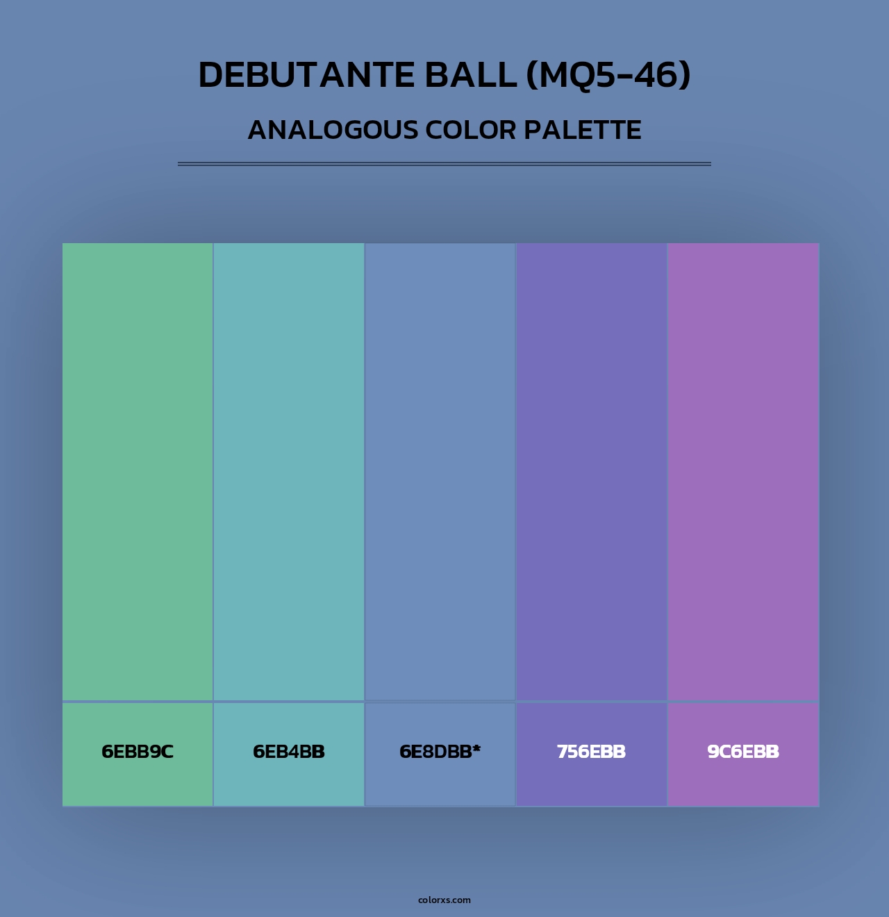 Debutante Ball (MQ5-46) - Analogous Color Palette
