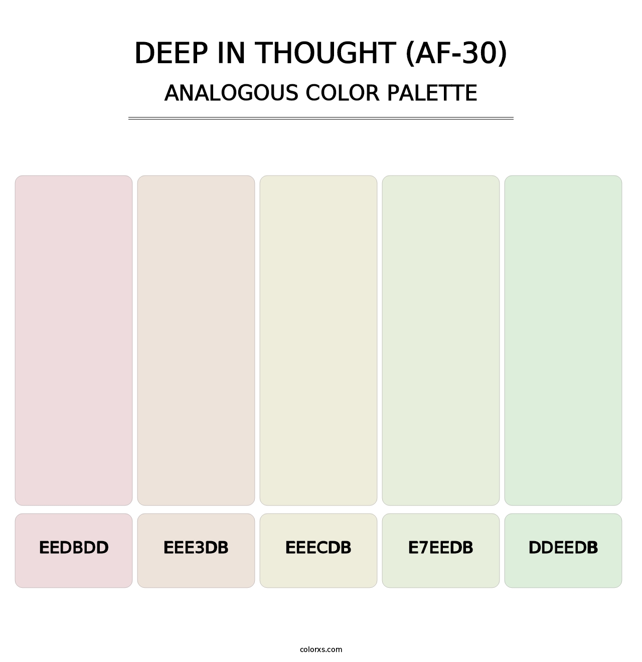 Deep in Thought (AF-30) - Analogous Color Palette