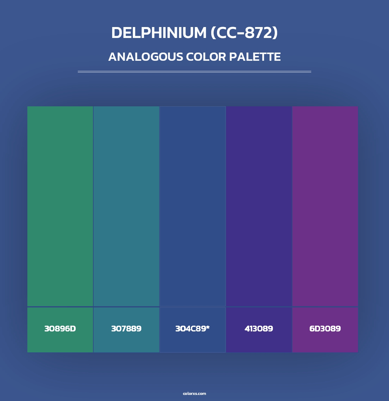 Delphinium (CC-872) - Analogous Color Palette