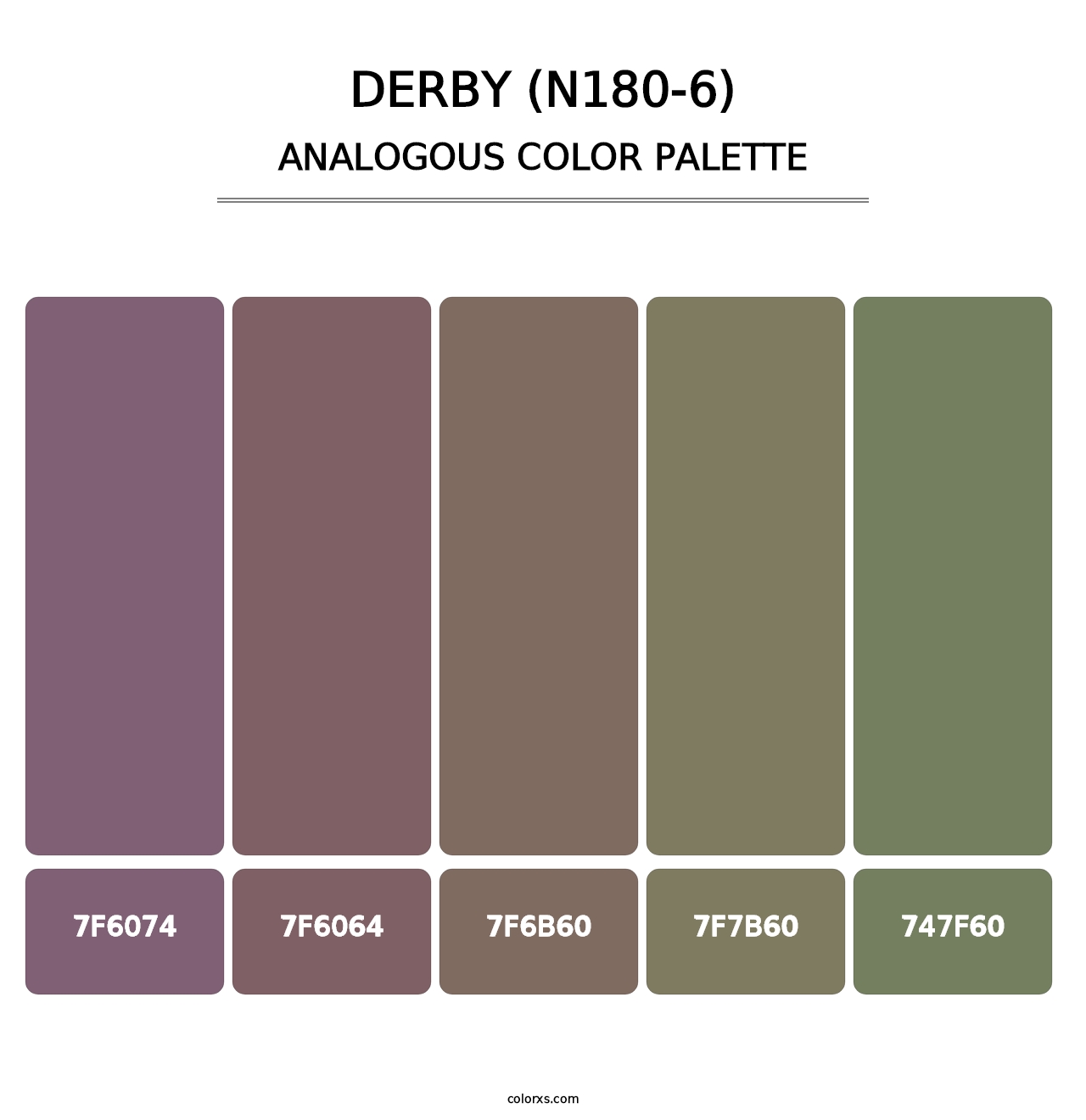 Derby (N180-6) - Analogous Color Palette