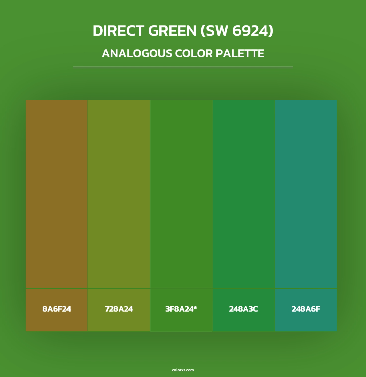 Direct Green (SW 6924) - Analogous Color Palette