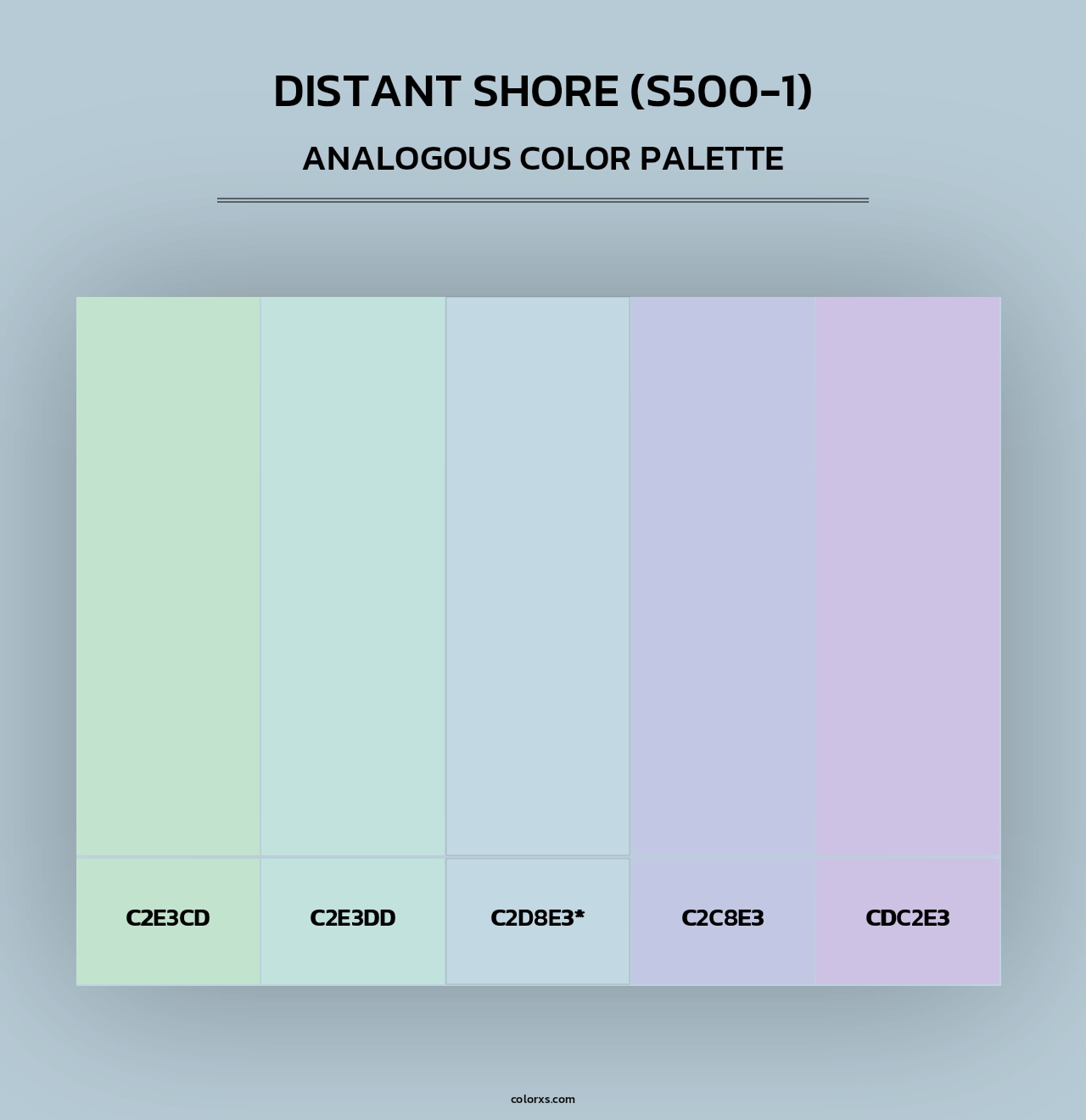 Distant Shore (S500-1) - Analogous Color Palette