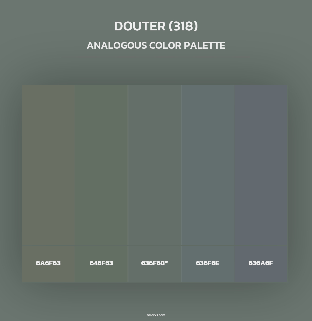 Douter (318) - Analogous Color Palette