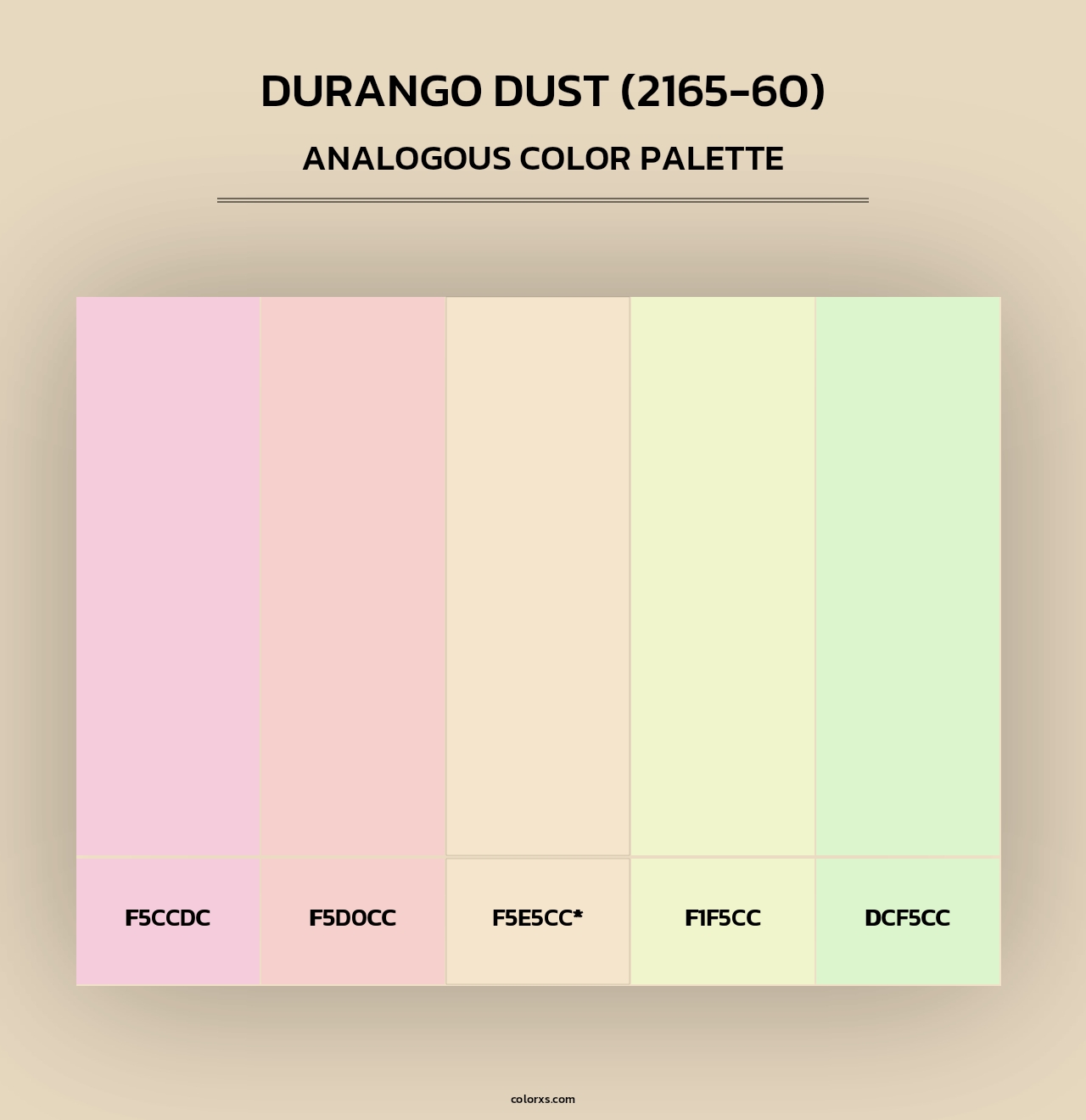 Durango Dust (2165-60) - Analogous Color Palette
