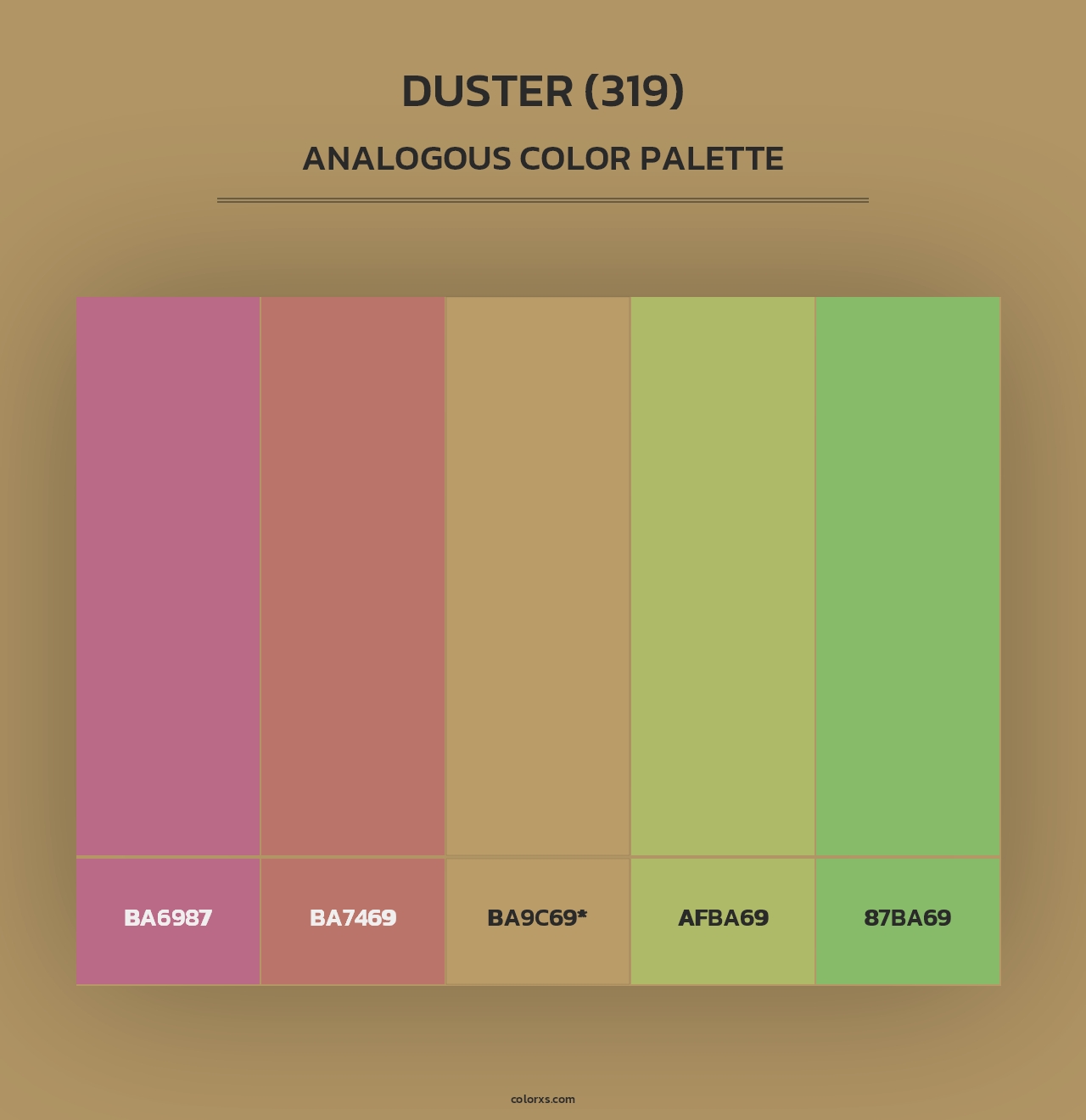Duster (319) - Analogous Color Palette