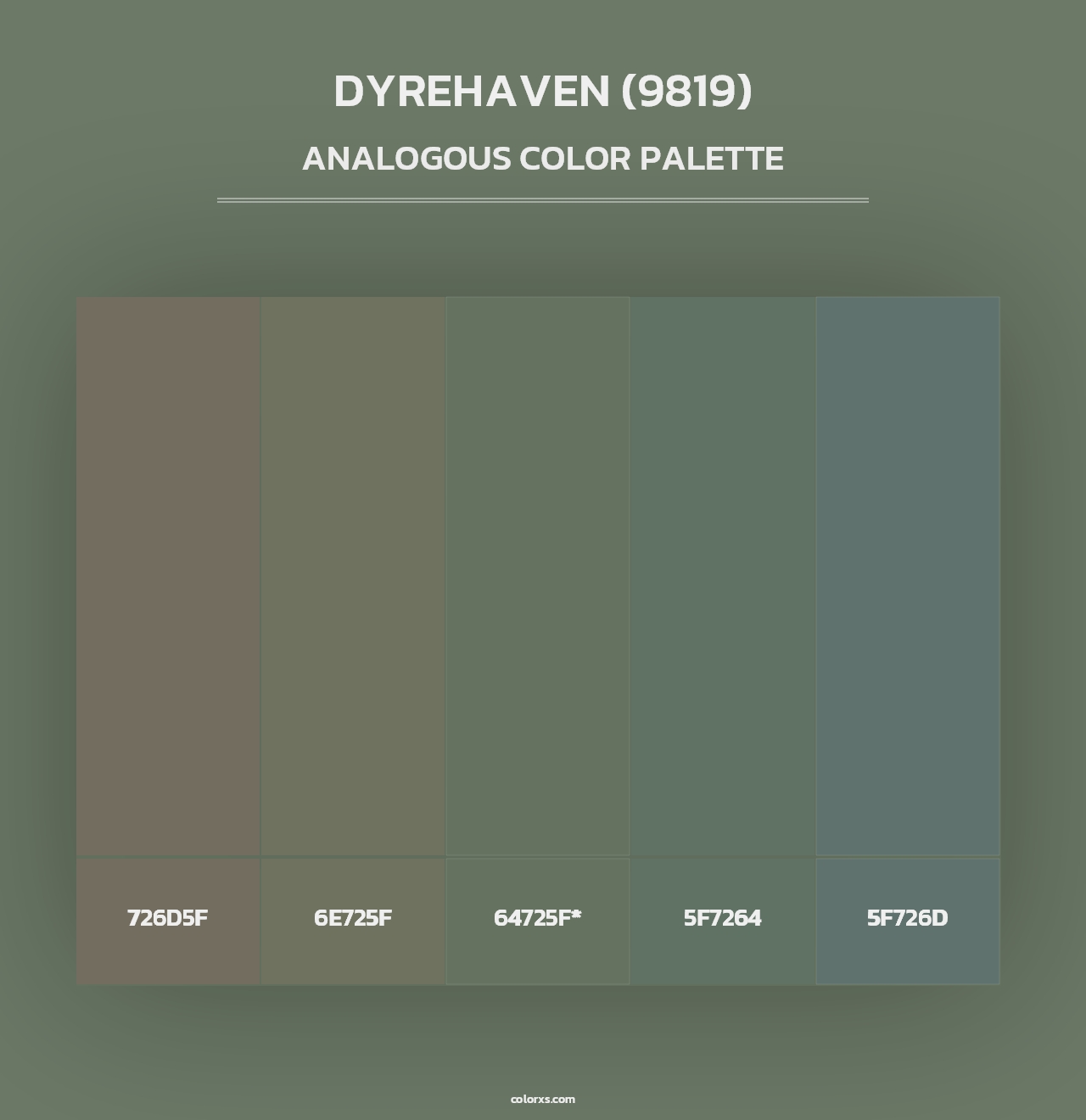 Dyrehaven (9819) - Analogous Color Palette