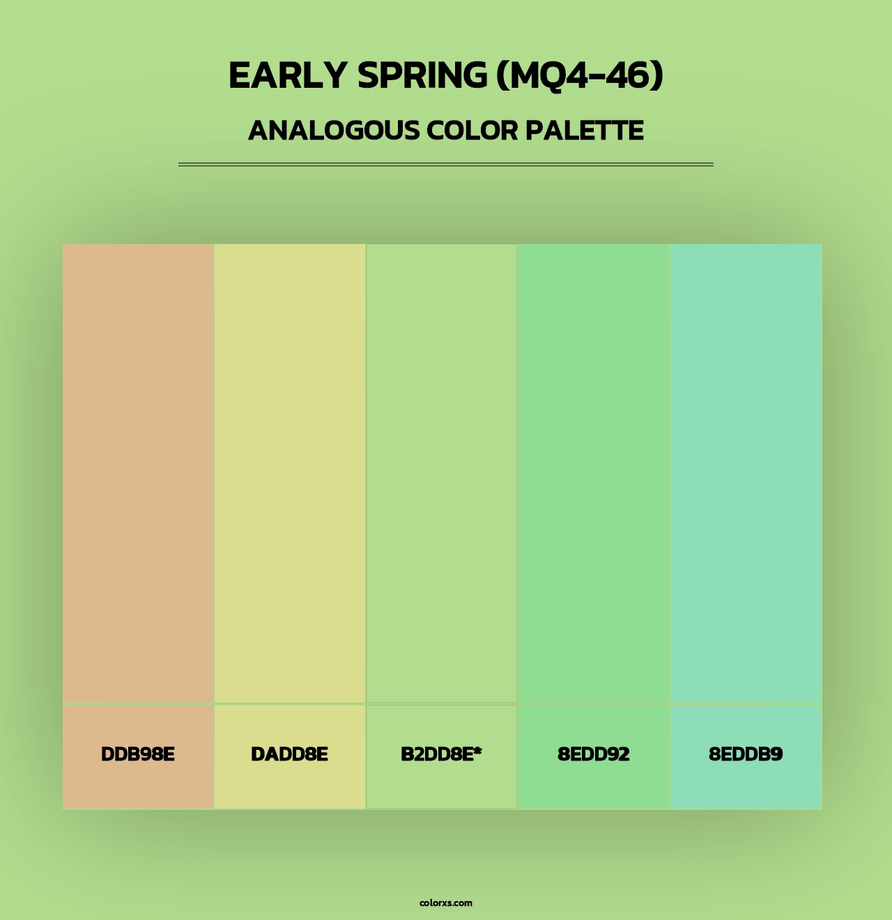 Early Spring (MQ4-46) - Analogous Color Palette