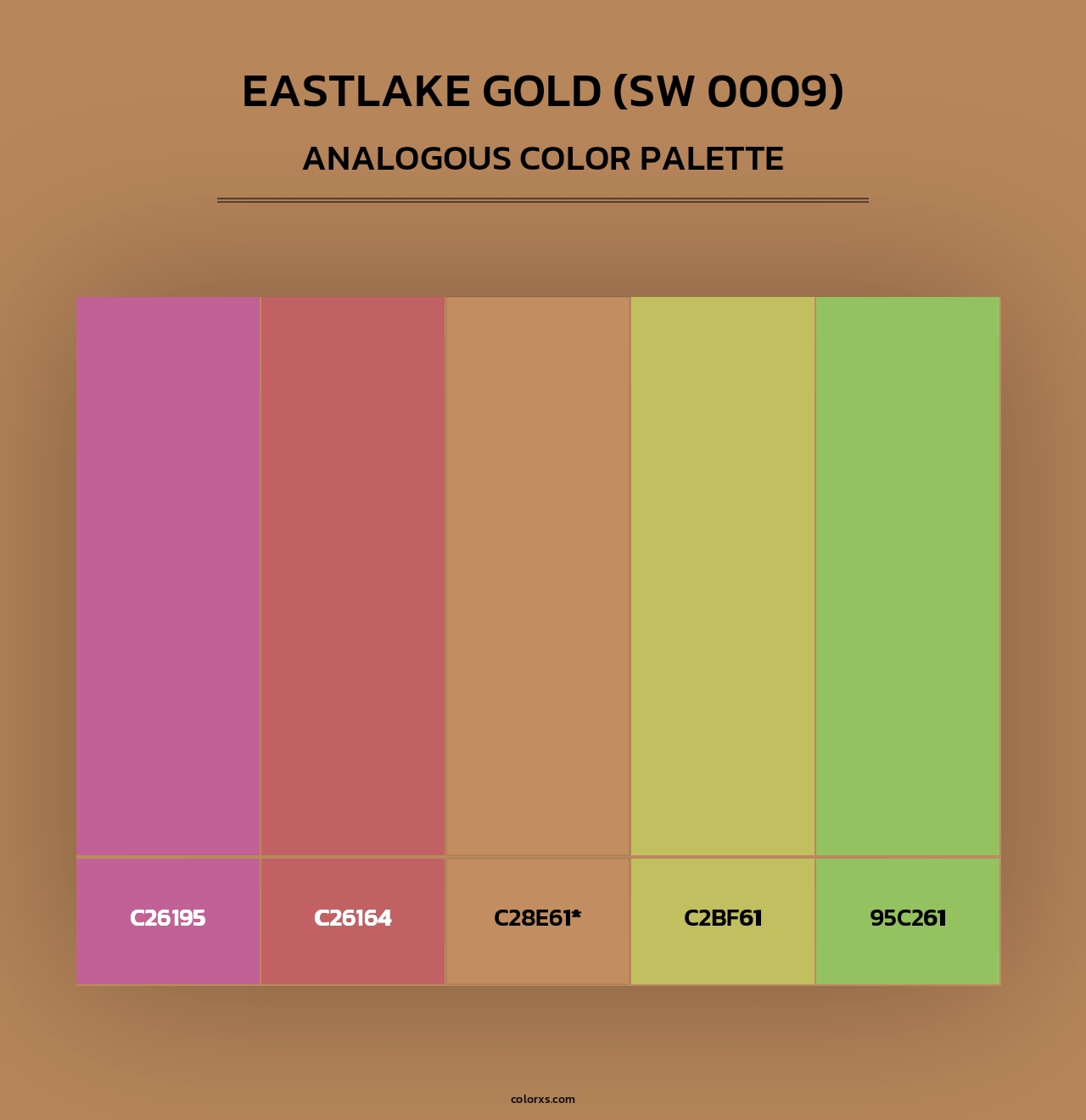 Eastlake Gold (SW 0009) - Analogous Color Palette