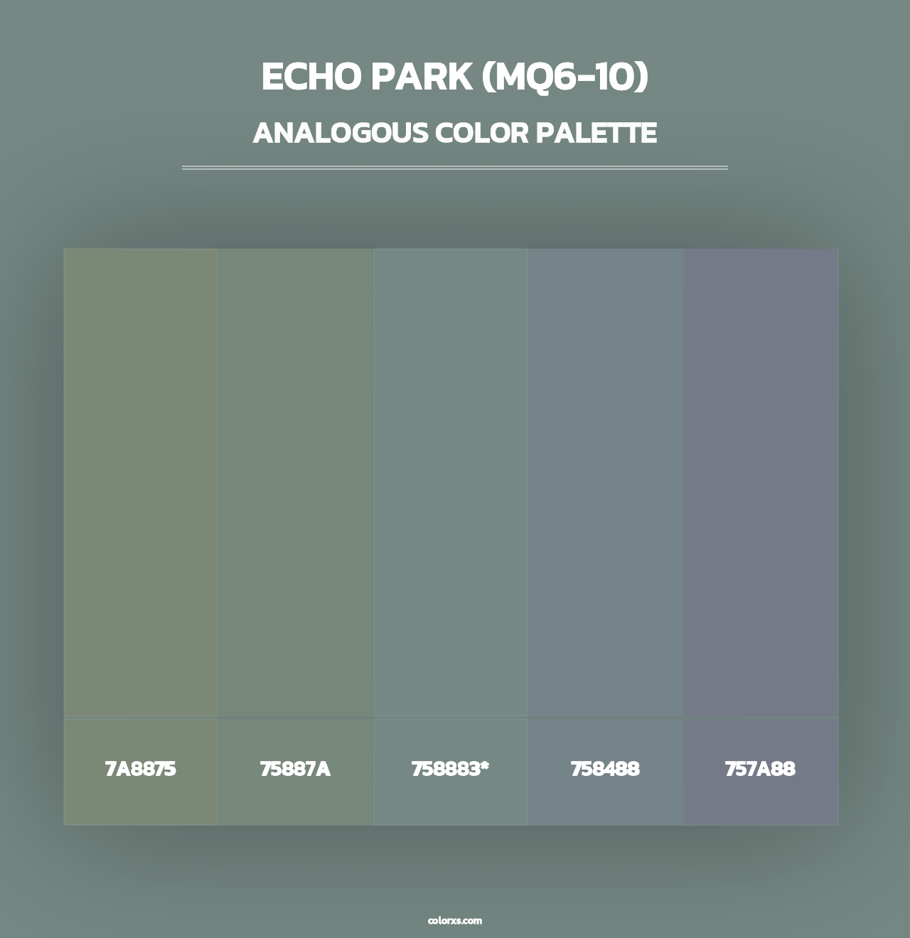 Echo Park (MQ6-10) - Analogous Color Palette