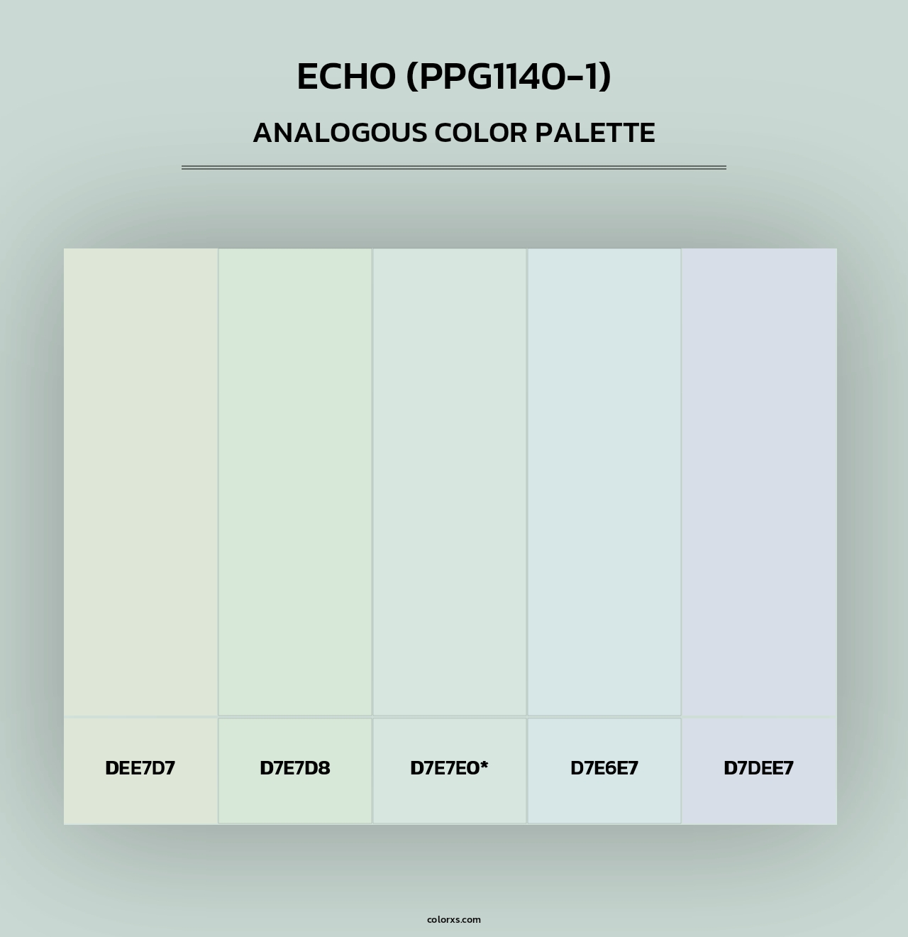 Echo (PPG1140-1) - Analogous Color Palette