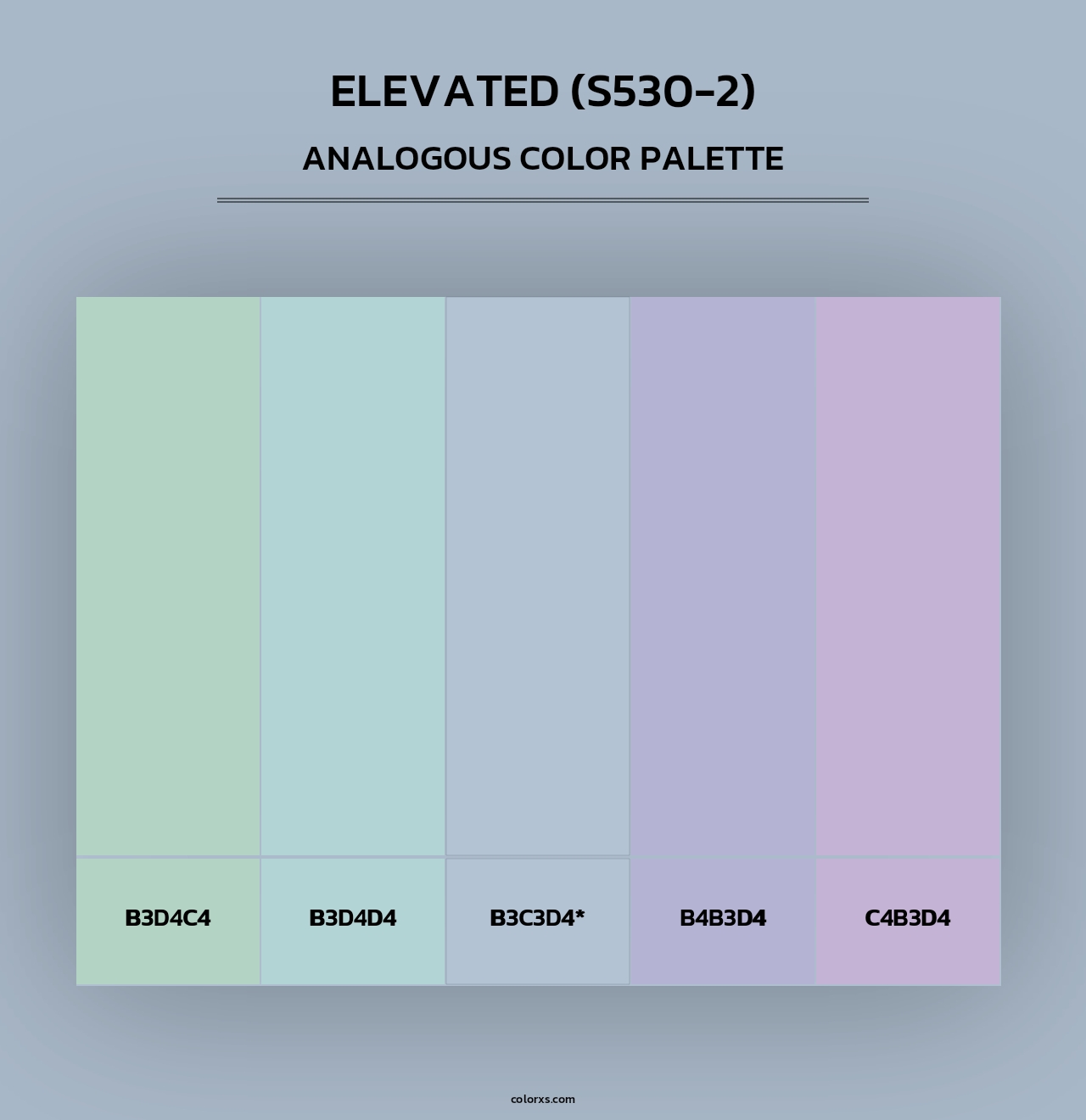 Elevated (S530-2) - Analogous Color Palette