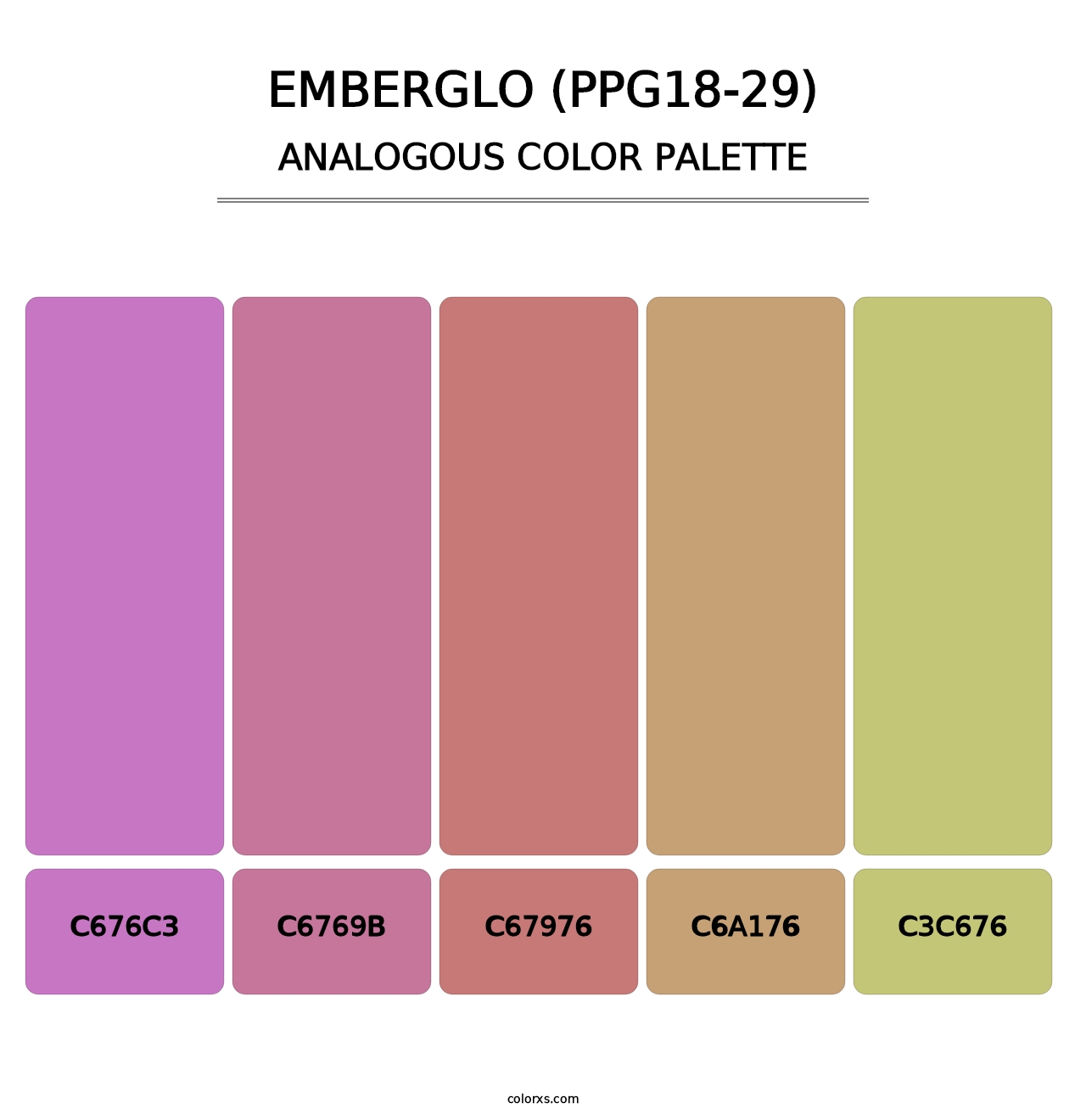 Emberglo (PPG18-29) - Analogous Color Palette