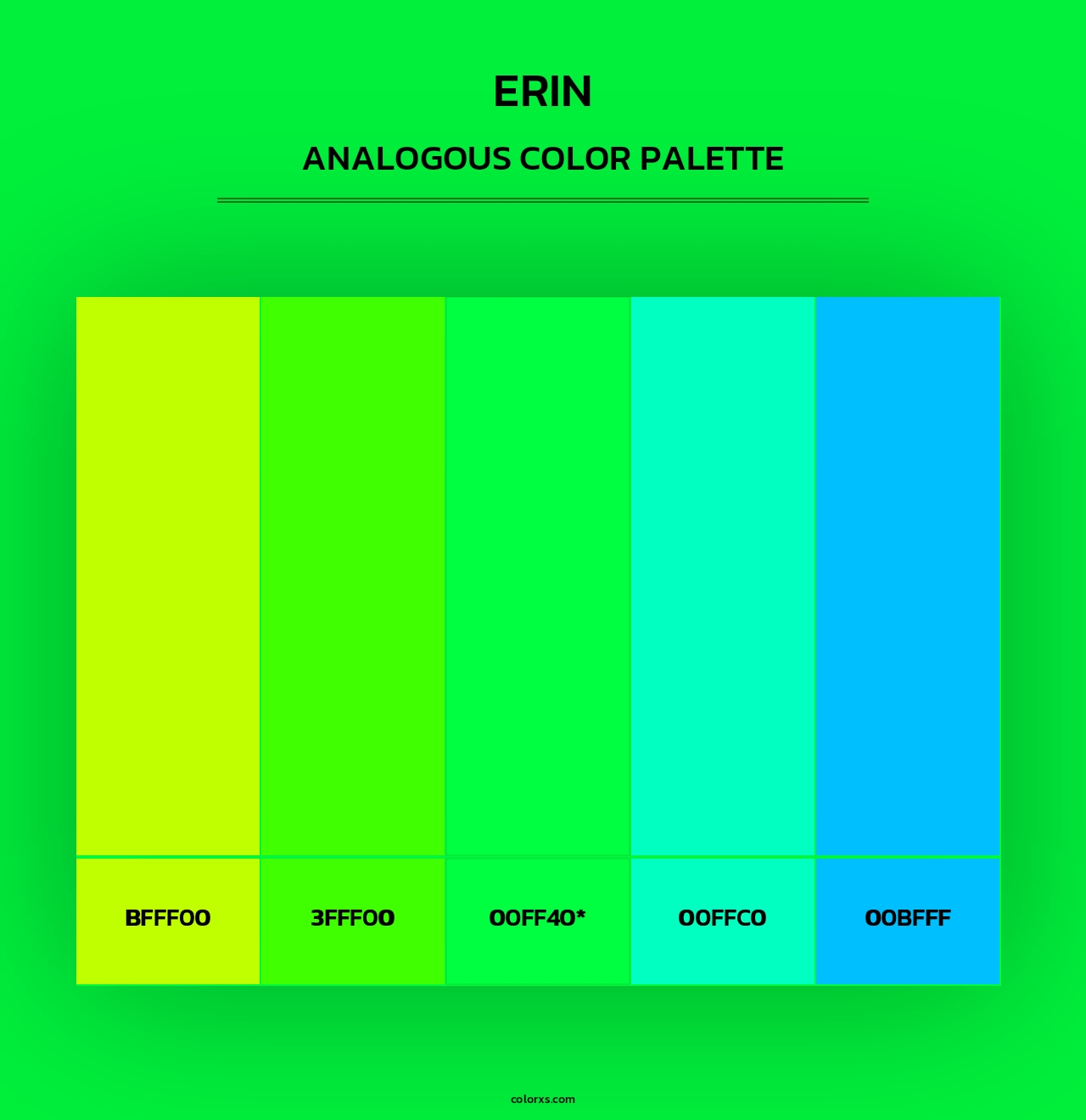Erin - Analogous Color Palette