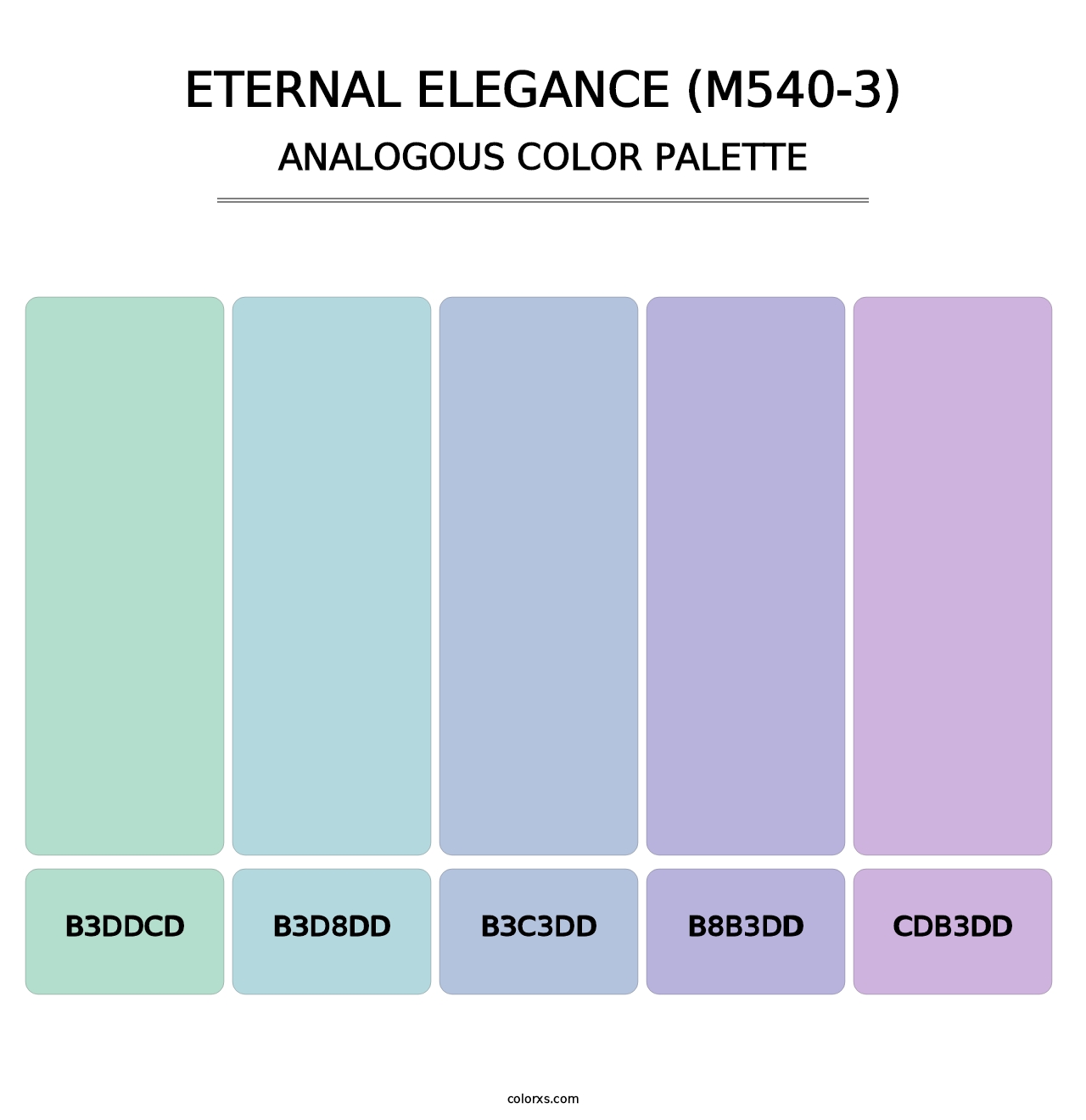Eternal Elegance (M540-3) - Analogous Color Palette