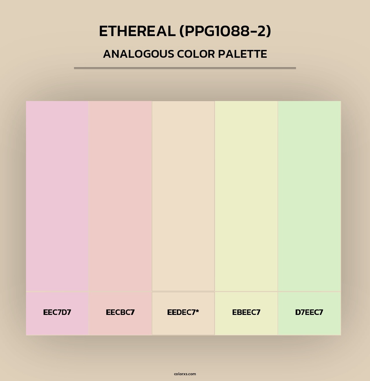 Ethereal (PPG1088-2) - Analogous Color Palette