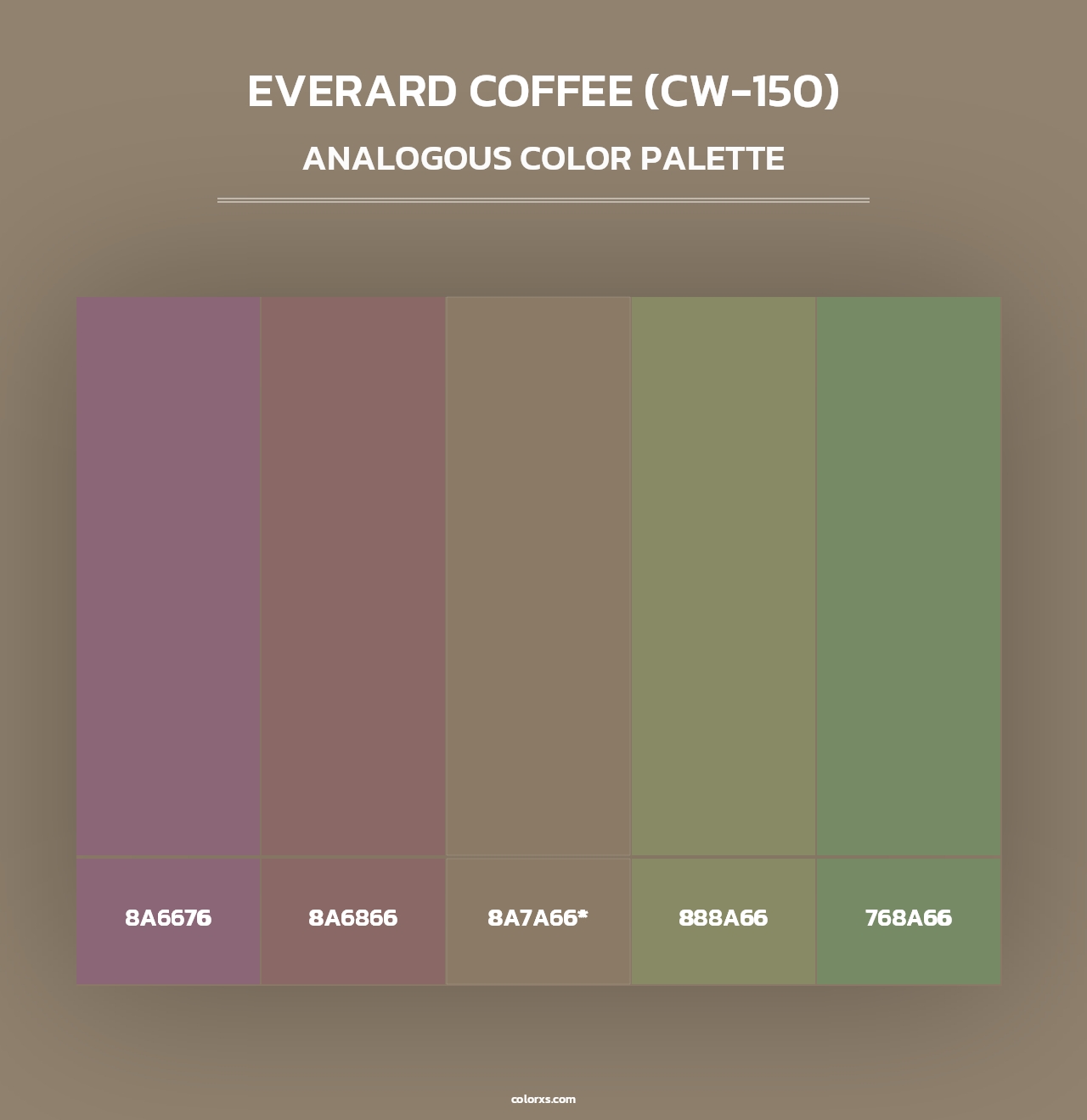 Everard Coffee (CW-150) - Analogous Color Palette