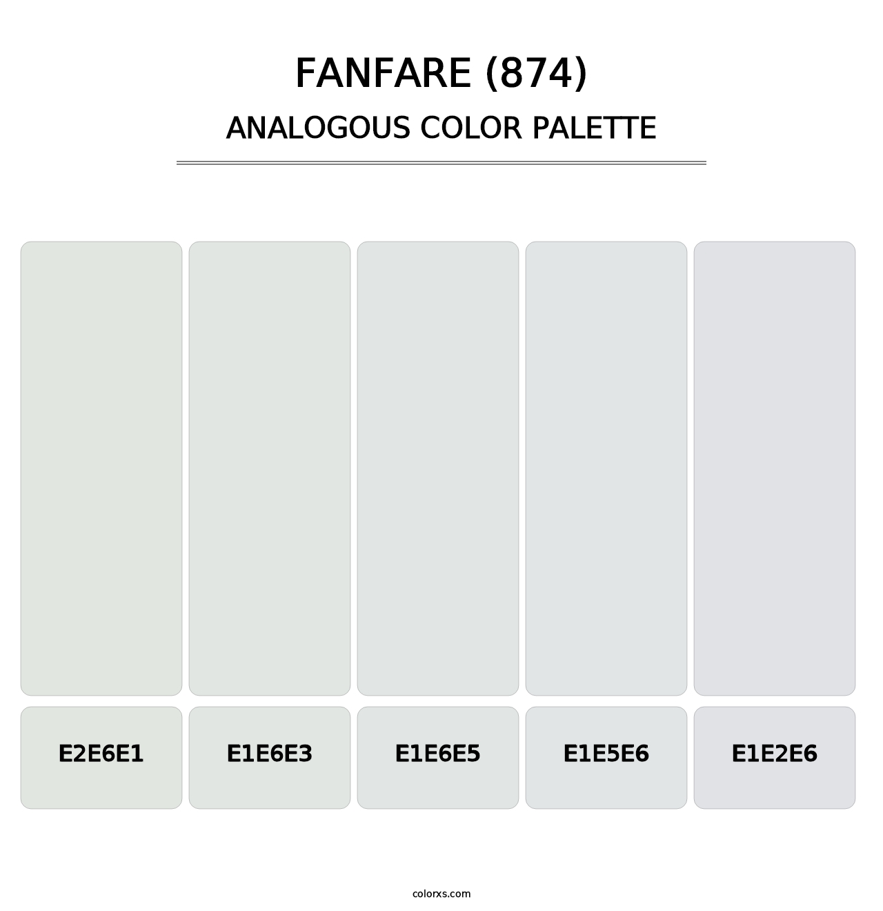 Fanfare (874) - Analogous Color Palette