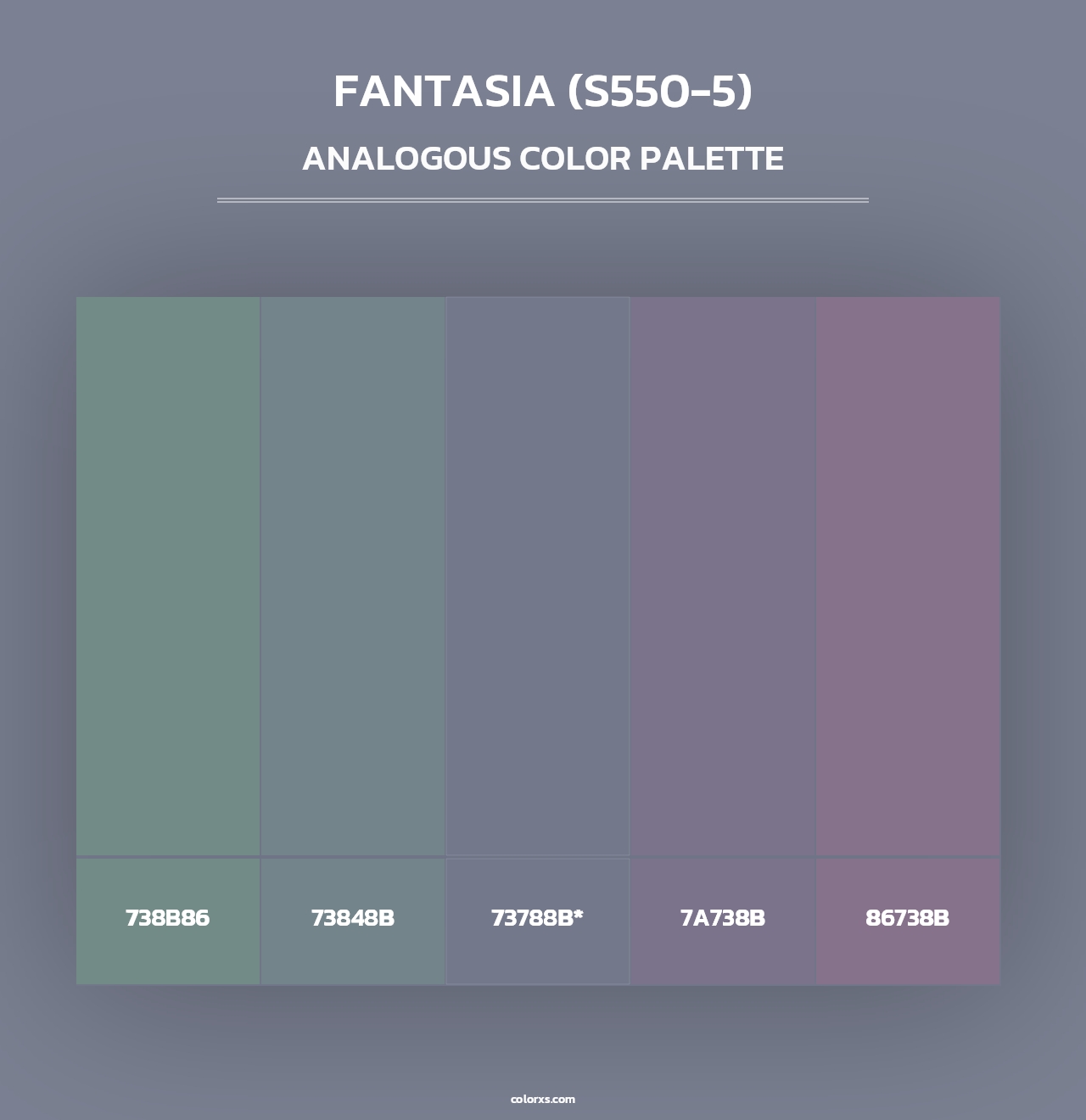 Fantasia (S550-5) - Analogous Color Palette