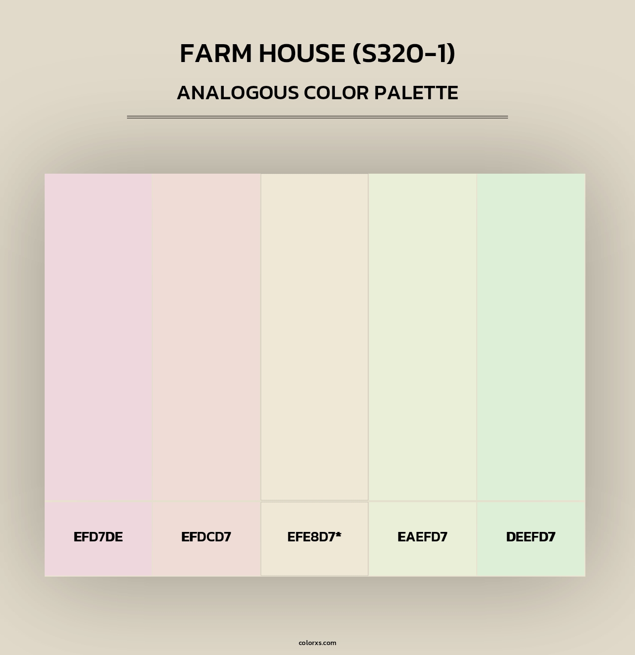 Farm House (S320-1) - Analogous Color Palette