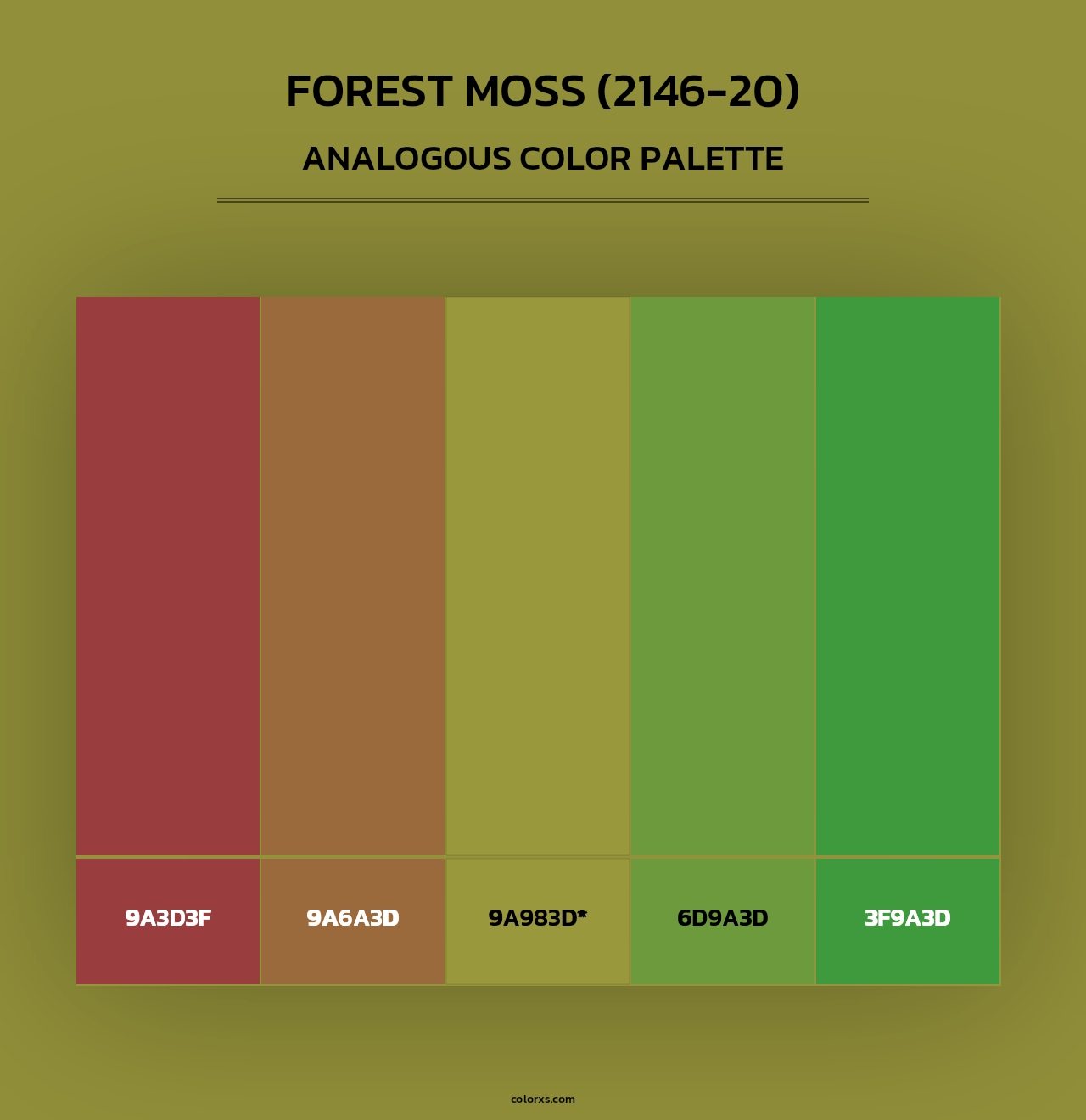 Forest Moss (2146-20) - Analogous Color Palette