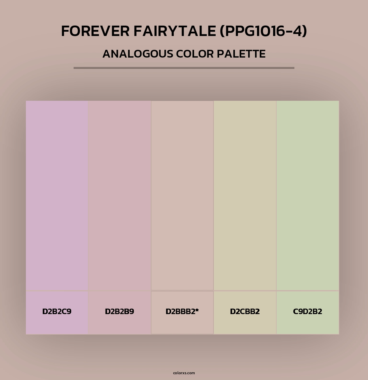 Forever Fairytale (PPG1016-4) - Analogous Color Palette